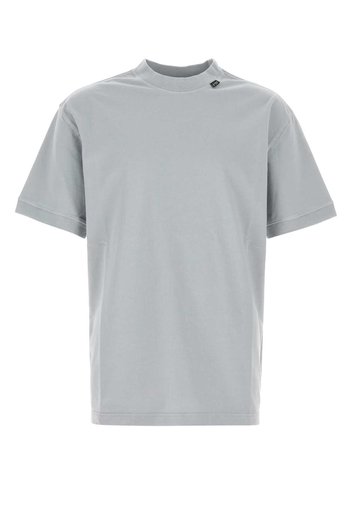 Prada Men Powder Blue Cotton T-Shirt PRADA