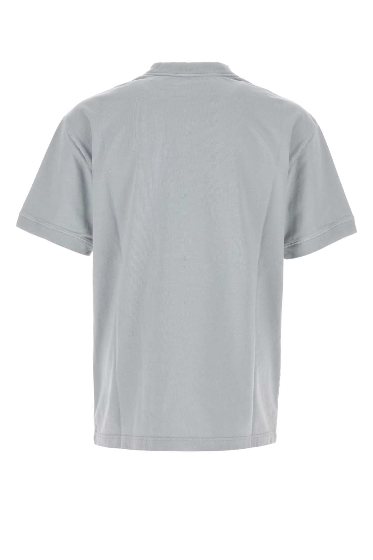 Prada Men Powder Blue Cotton T-Shirt PRADA