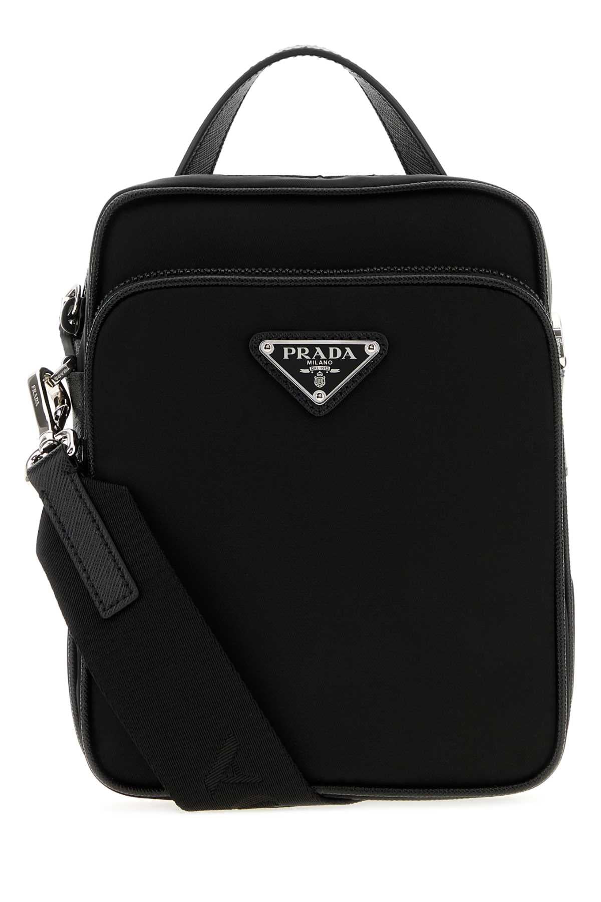 Prada Men Black Re-Nylon Handbag PRADA