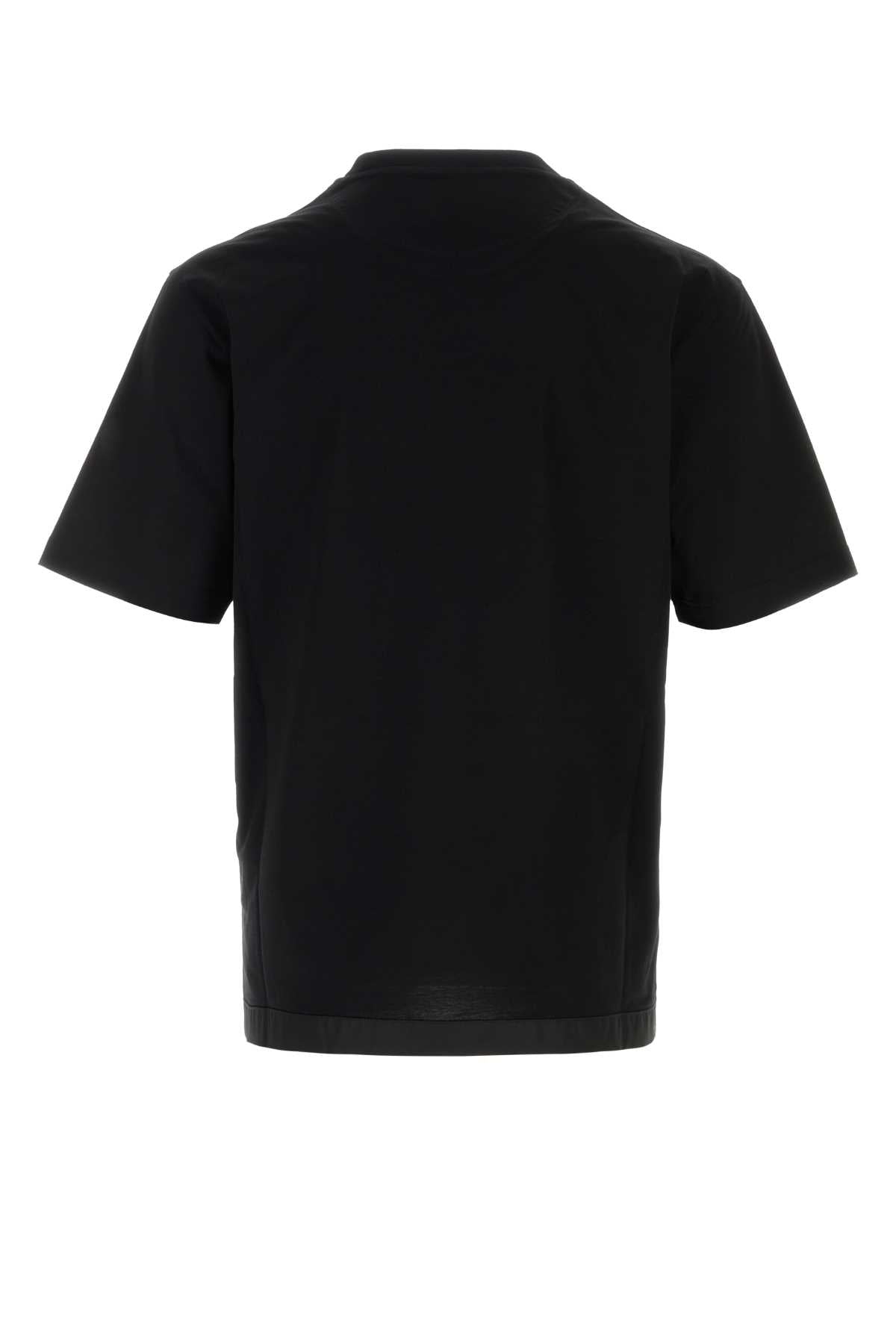 Prada Men Black Cotton T-Shirt PRADA