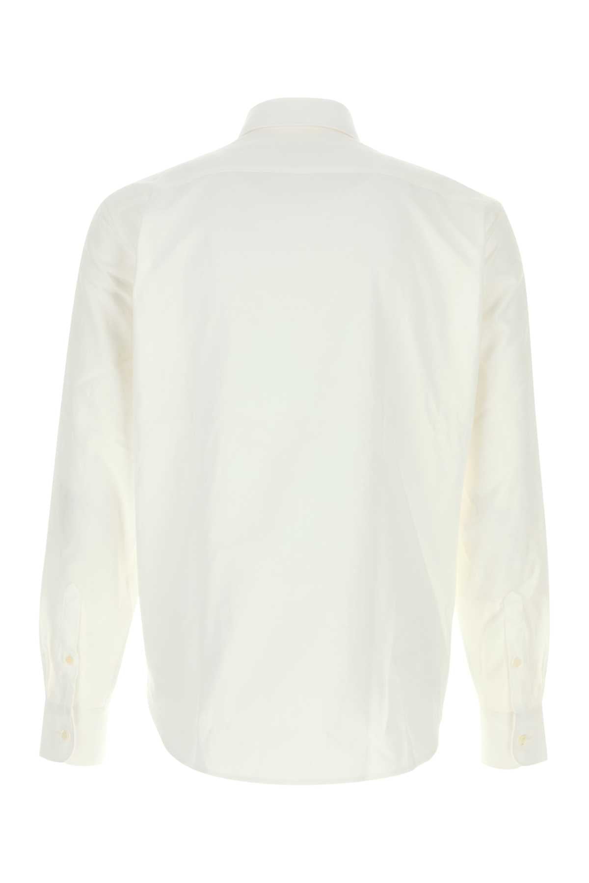 Prada Men White Oxford Shirt PRADA