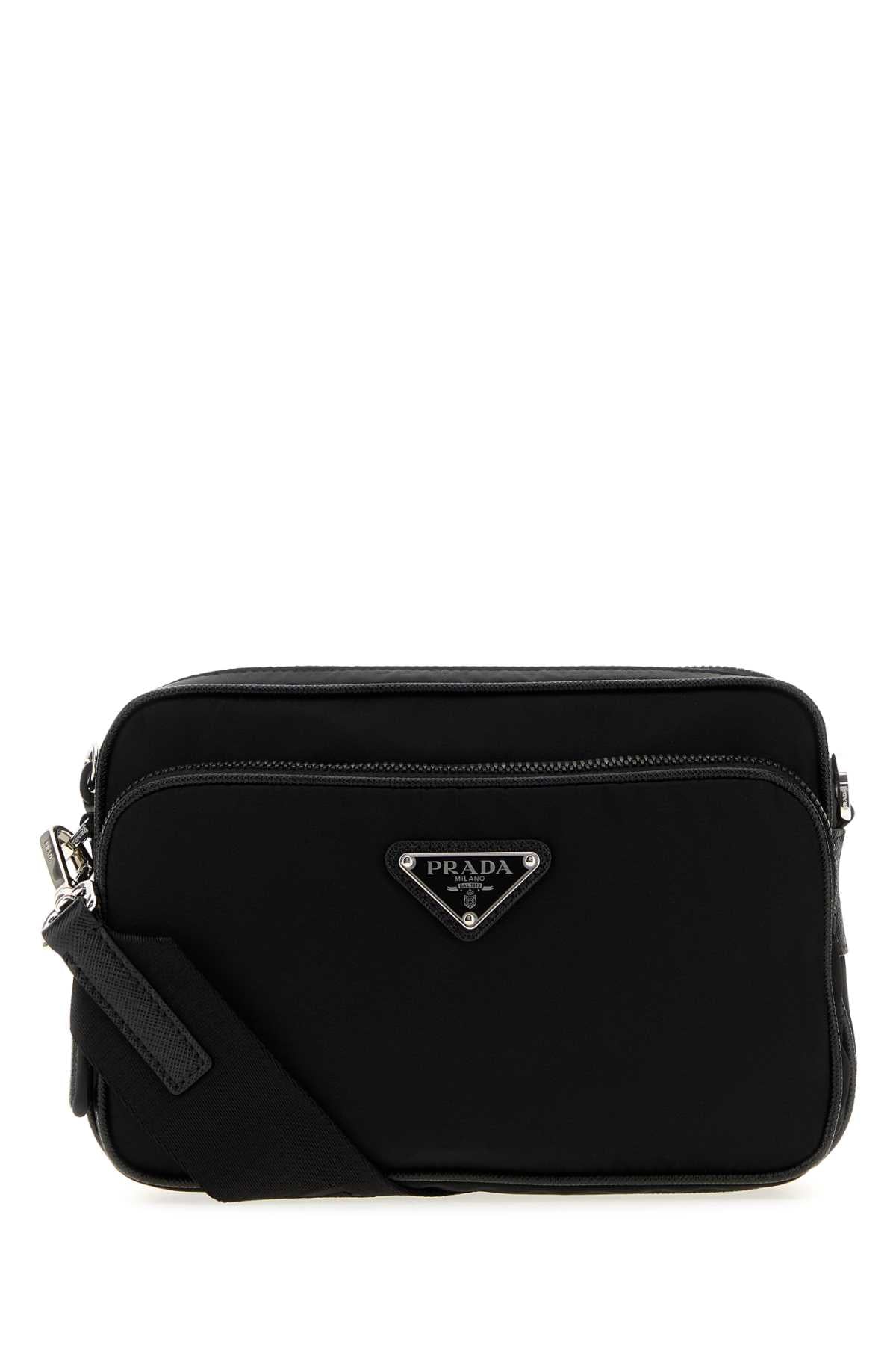Prada Men Black Re-Nylon Crossbody Bag PRADA