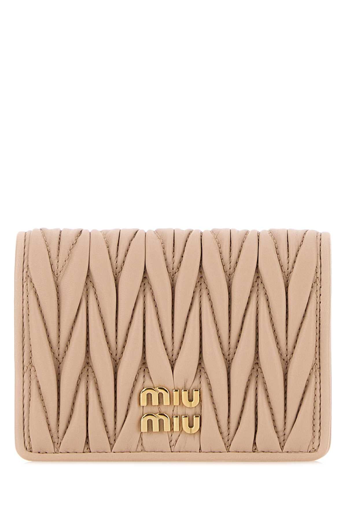 Miu Miu Women Pink Leather Wallet MIU MIU