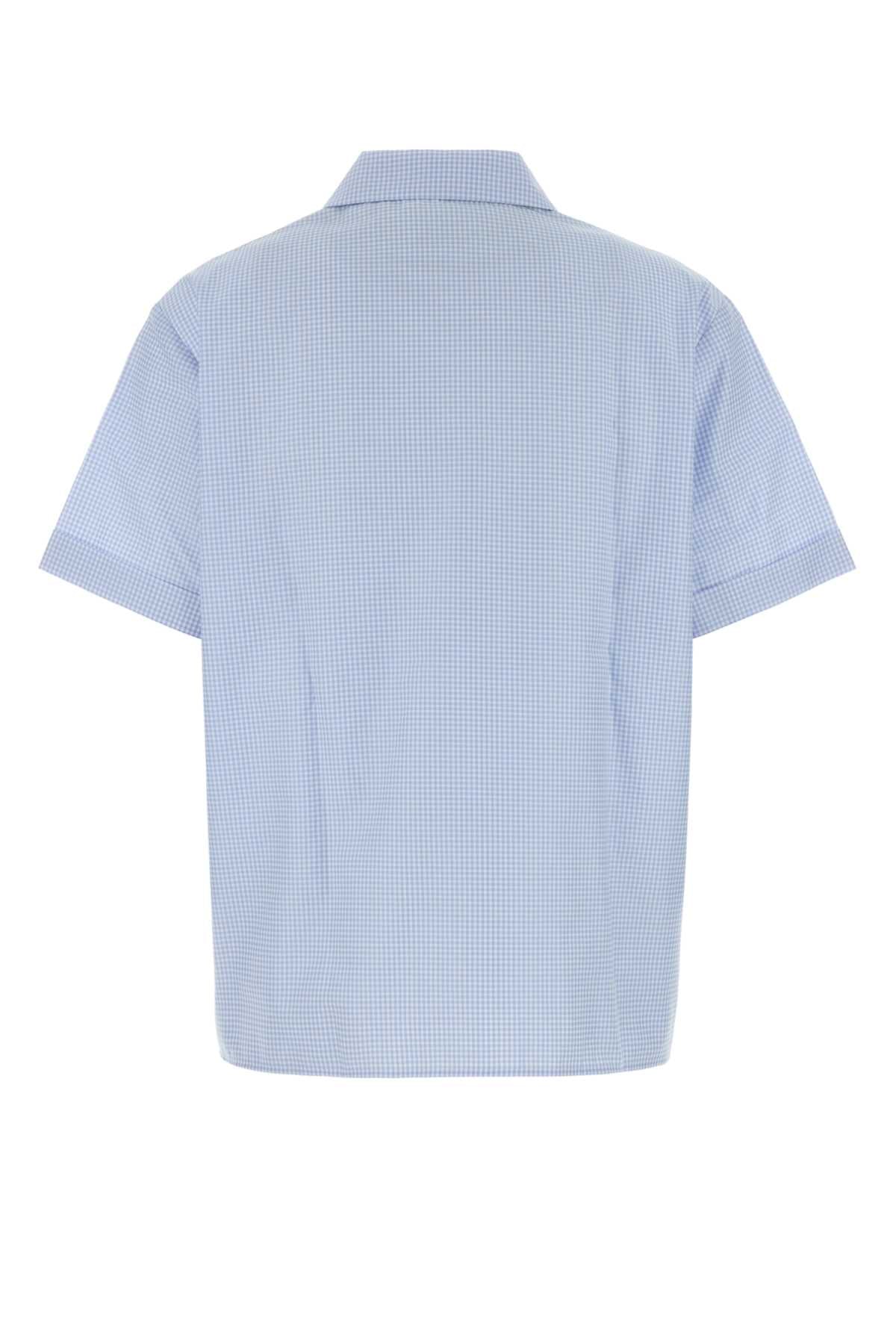 Miu Miu Women Embroidered Cotton Shirt MIU MIU