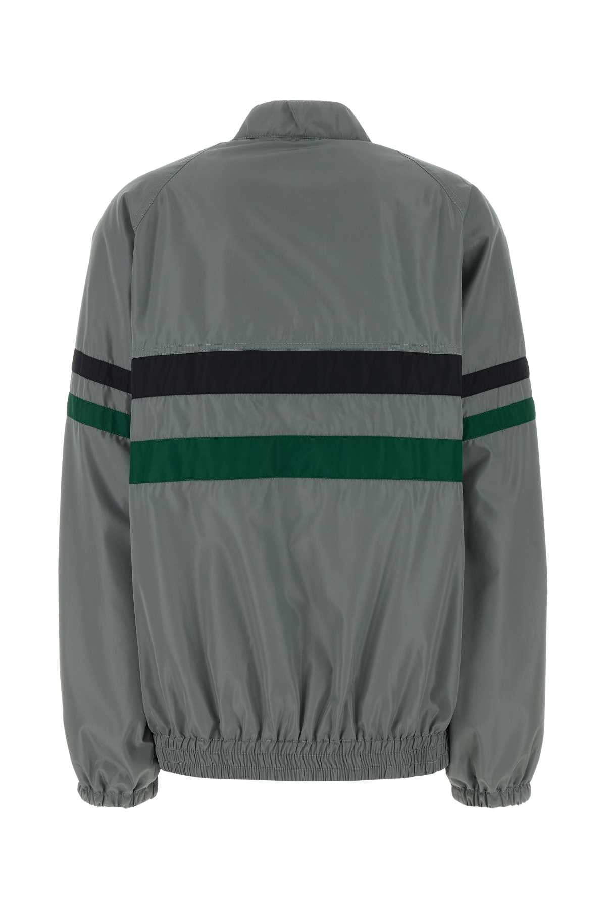 Miu Miu Women Grey Tech Fabric Jacket MIU MIU