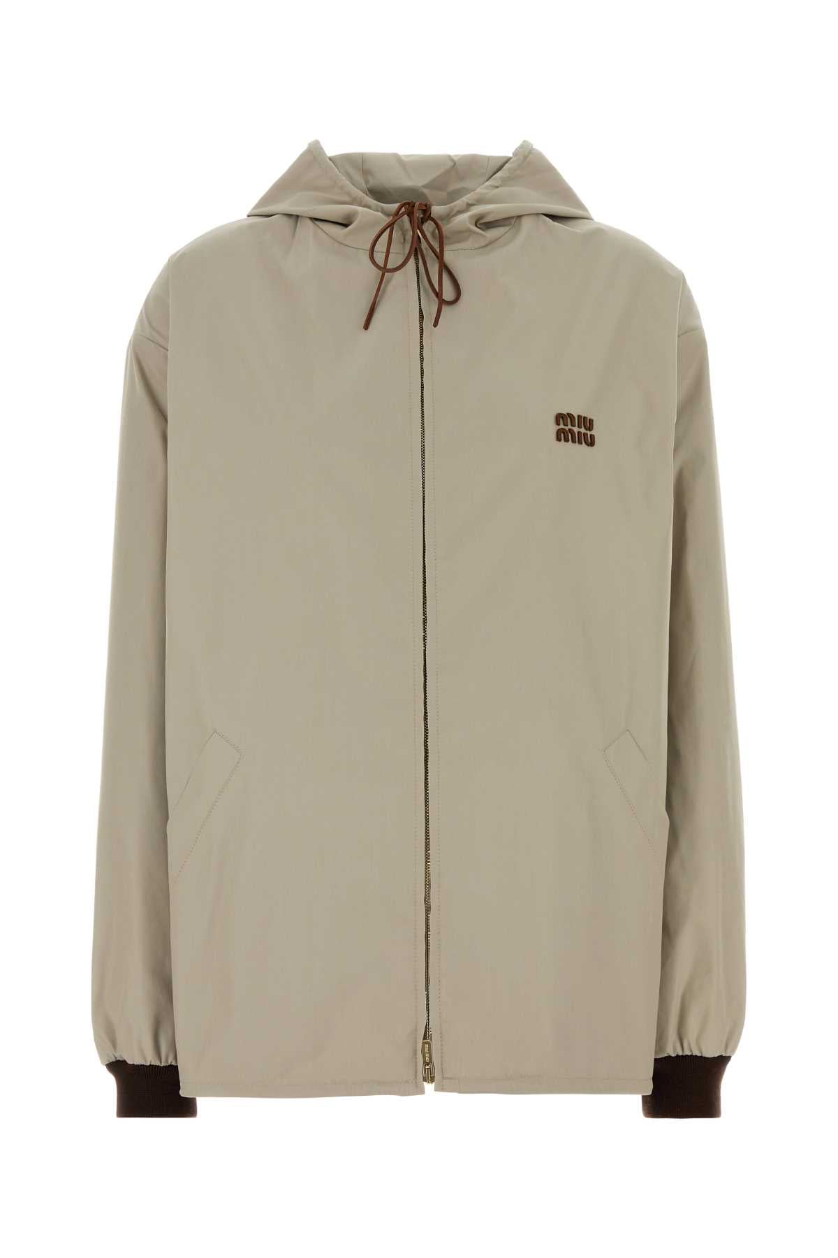 Miu Miu Women Sand Panama Jacket MIU MIU