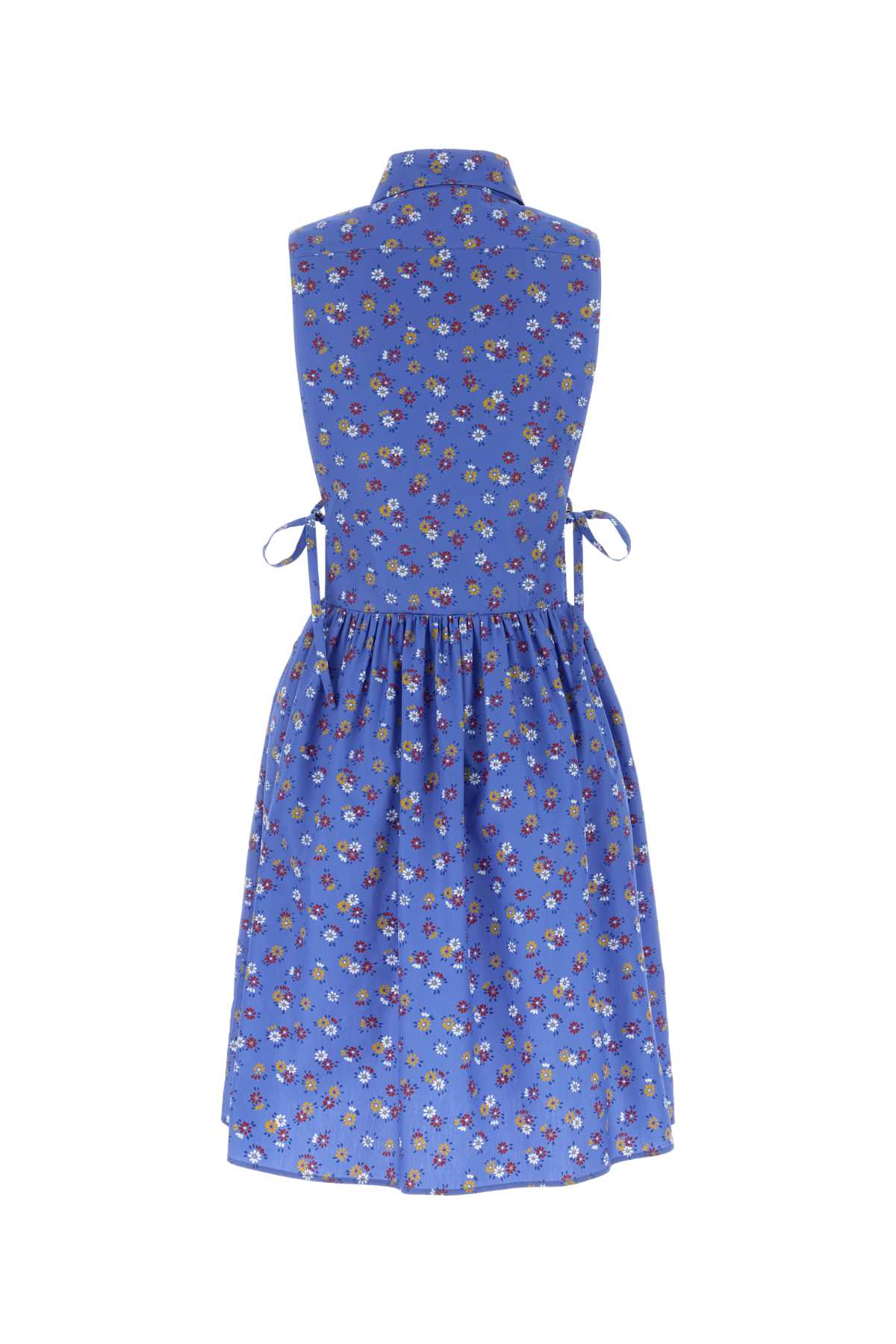 Miu Miu Women Printed Poplin Shirt Dress MIU MIU