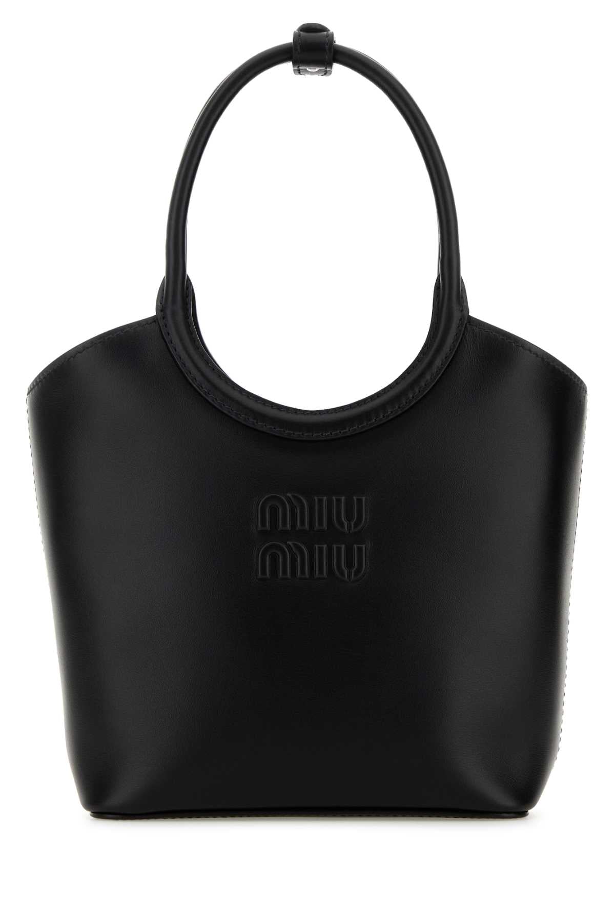 Miu Miu Women Black Leather Ivy Handbag MIU MIU
