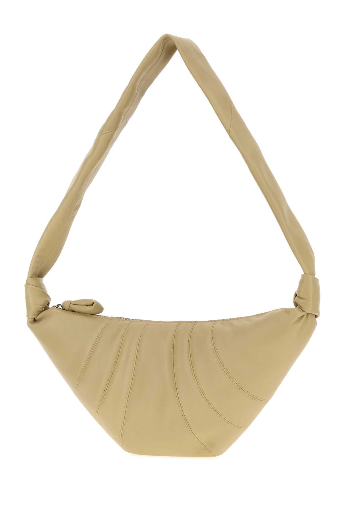 Lemaire Women Sand Nappa Leather Medium Croissant Shoulder Bag LEMAIRE
