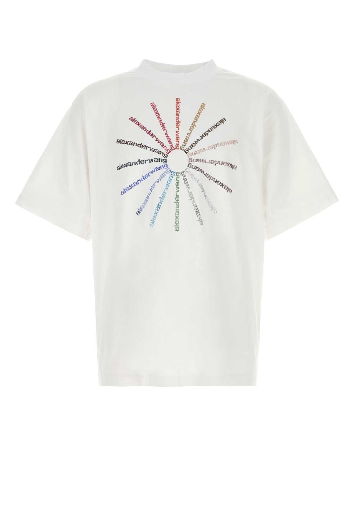 Alexander Wang Unisex White Cotton Oversize T-Shirt ALEXANDER WANG