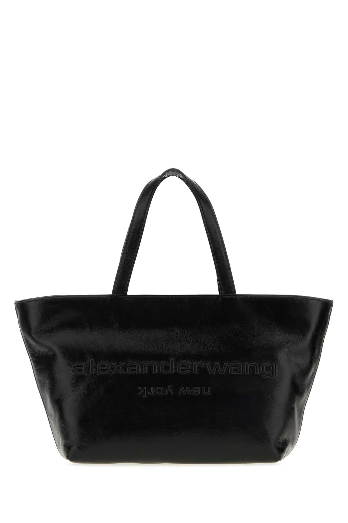 Alexander Wang Women Black Leather Small Punch Handbag ALEXANDER WANG
