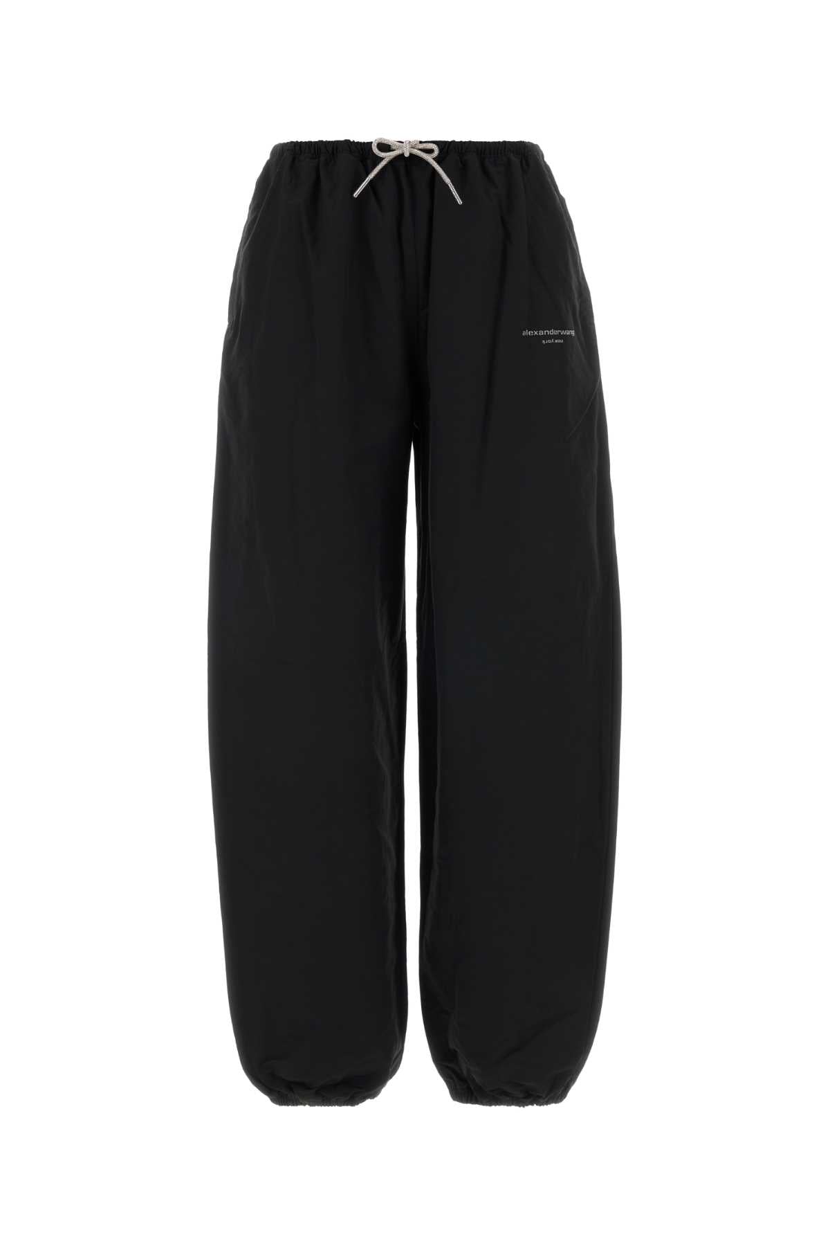 Alexander Wang Women Black Tech Jersey Joggers ALEXANDER WANG