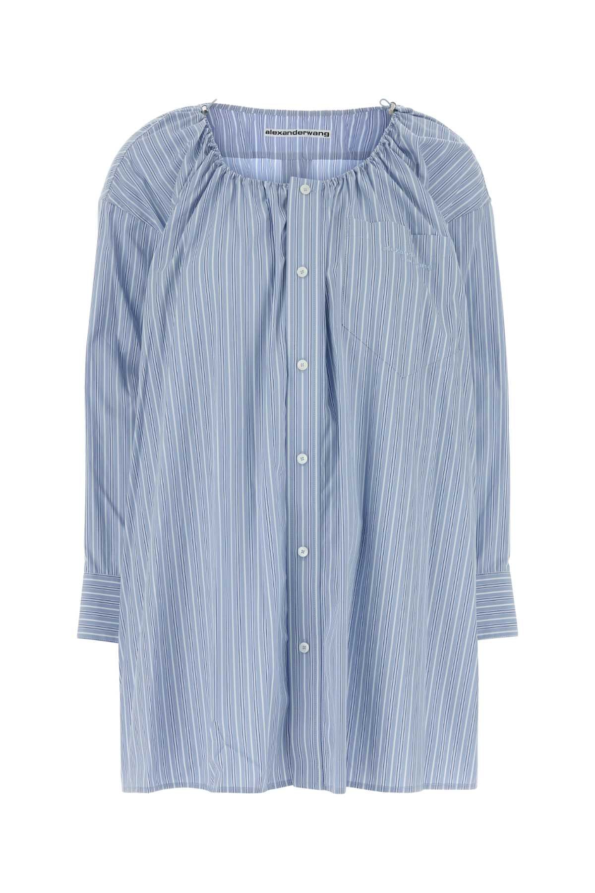 Alexander Wang Women Embroidered Poplin Shirt Dress ALEXANDER WANG
