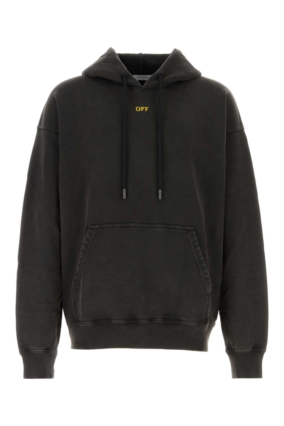 Off White Men Slate Cotton Sweatshirt OFF-WHITE