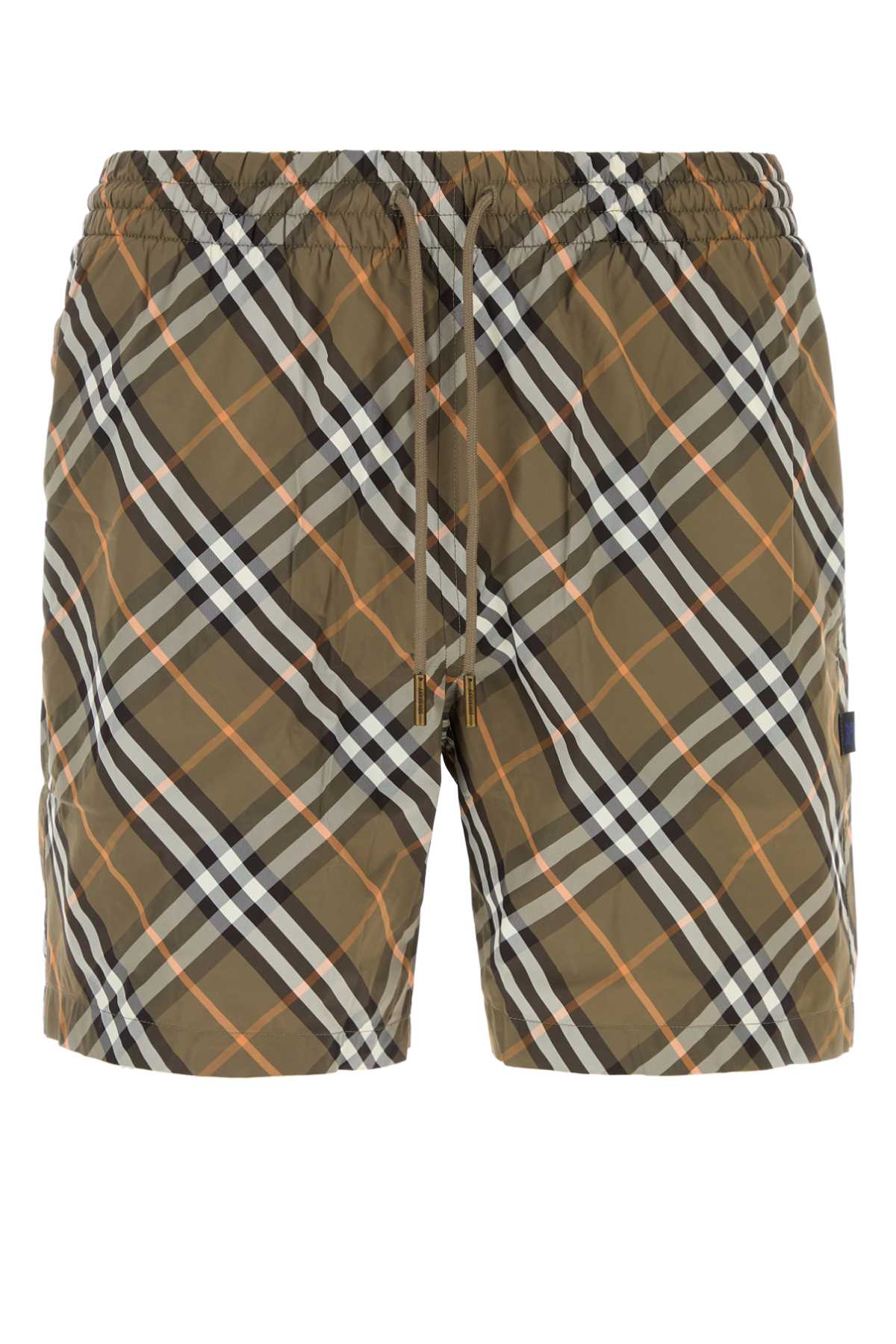 Burberry Men Embroidered Nylon Swimming Shorts BURBERRY