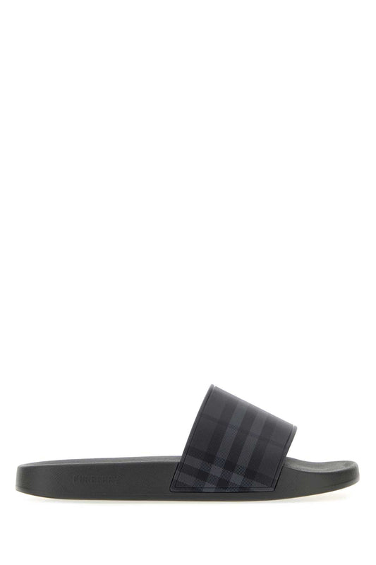 Burberry Men Printed Rubber Slippers BURBERRY