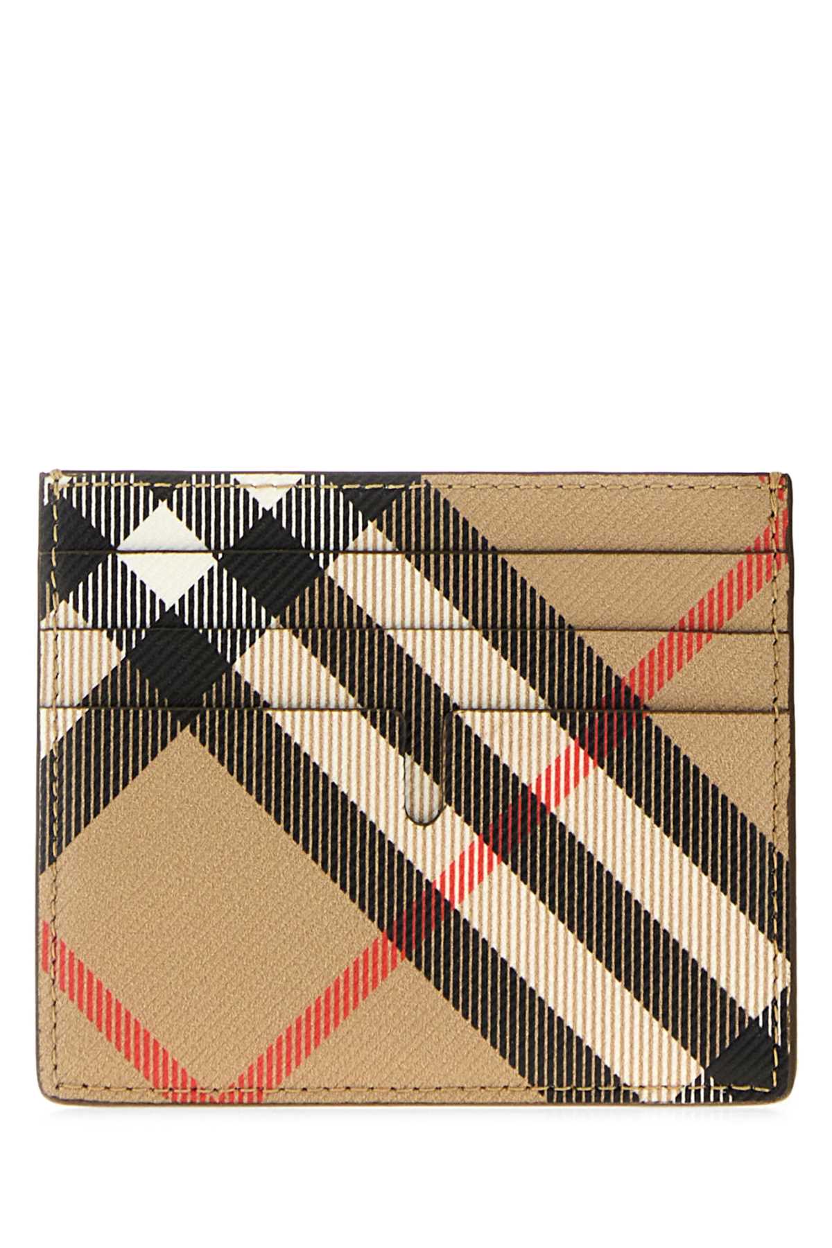 Burberry Men Printed Canvas Card Holder BURBERRY