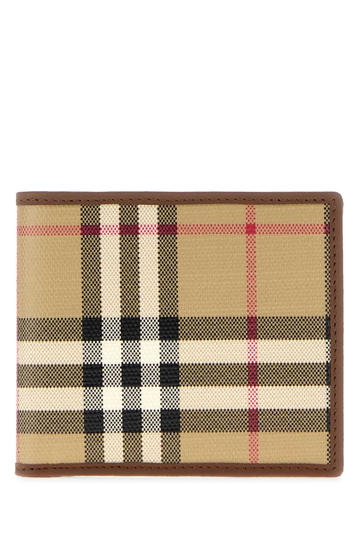 Burberry Men Printed Canvas Wallet BURBERRY