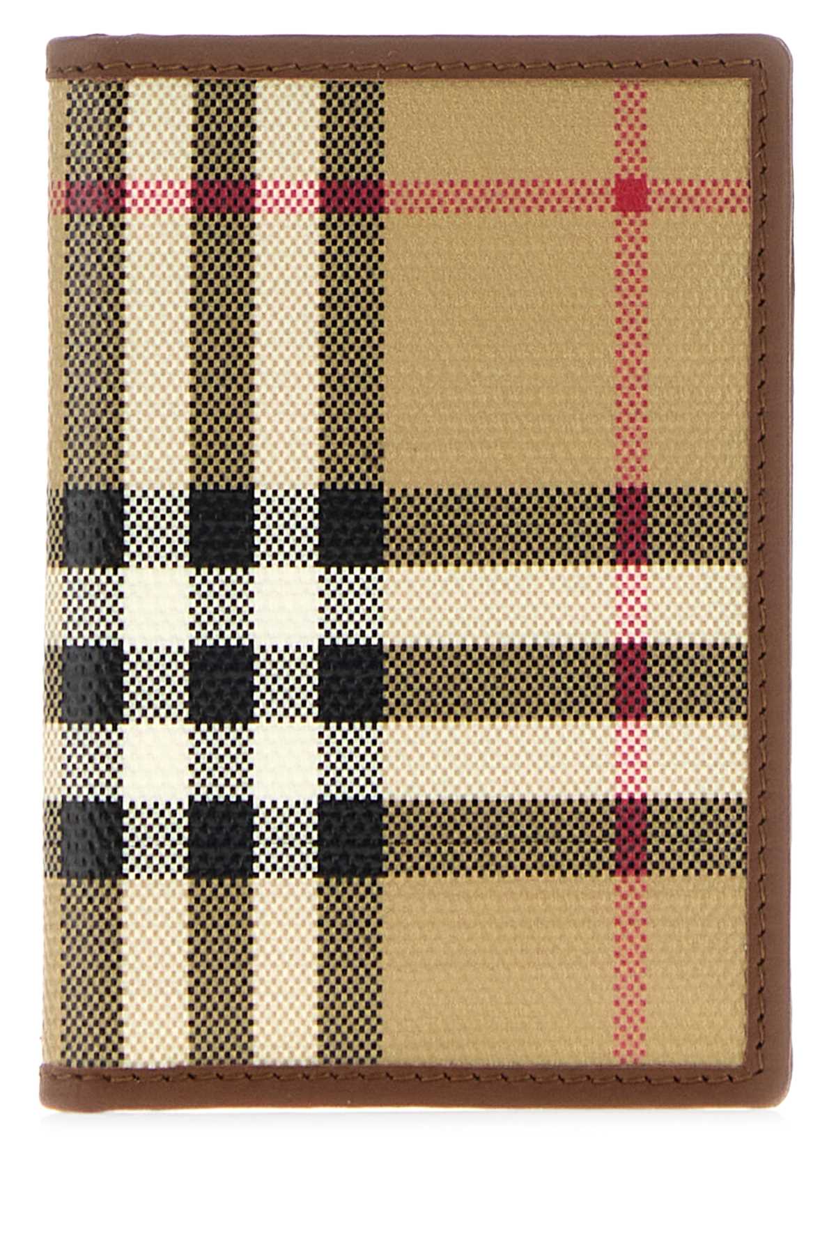Burberry Men Printed Canvas Card Holder BURBERRY
