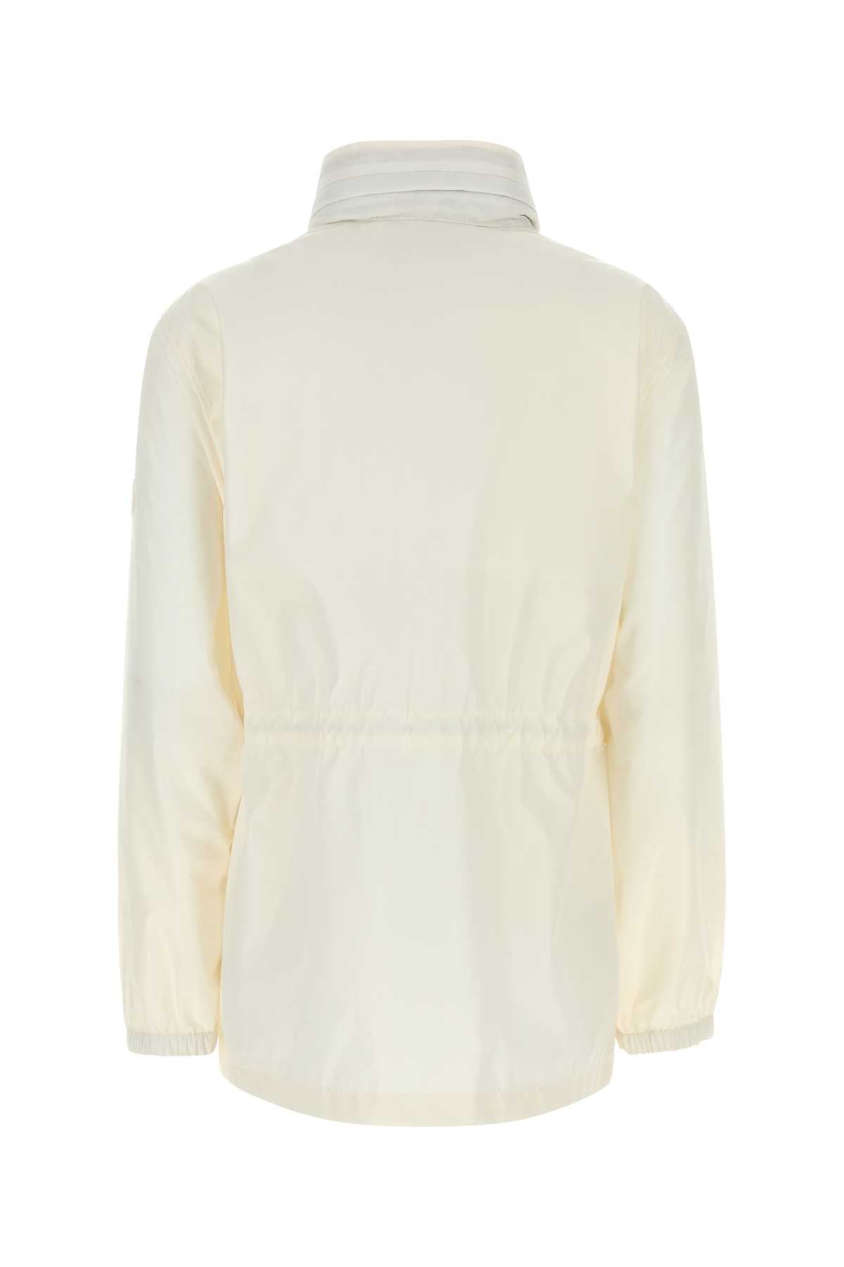 Burberry Women White Nylon Jacket