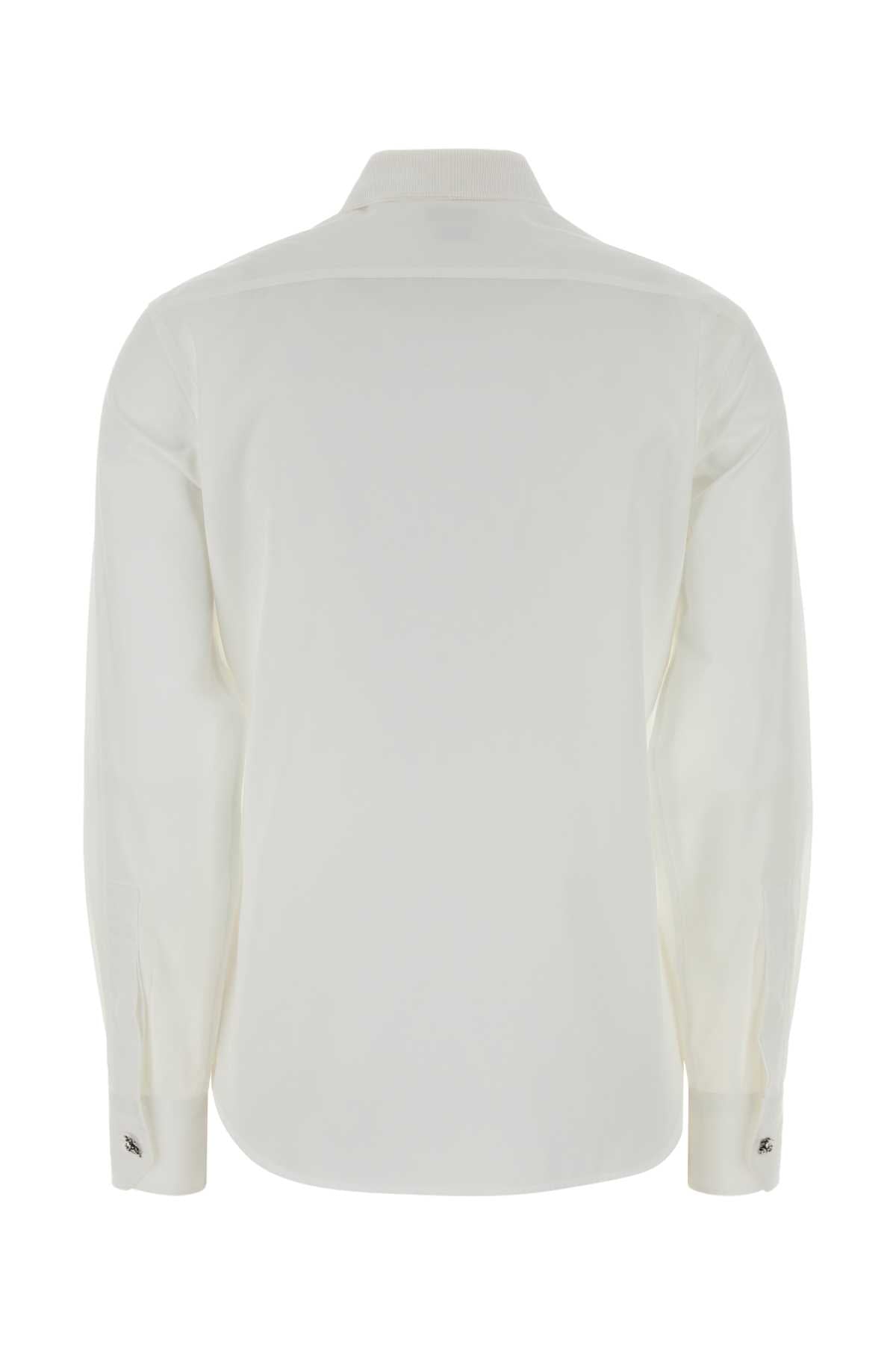 Burberry Women White Poplin Shirt BURBERRY