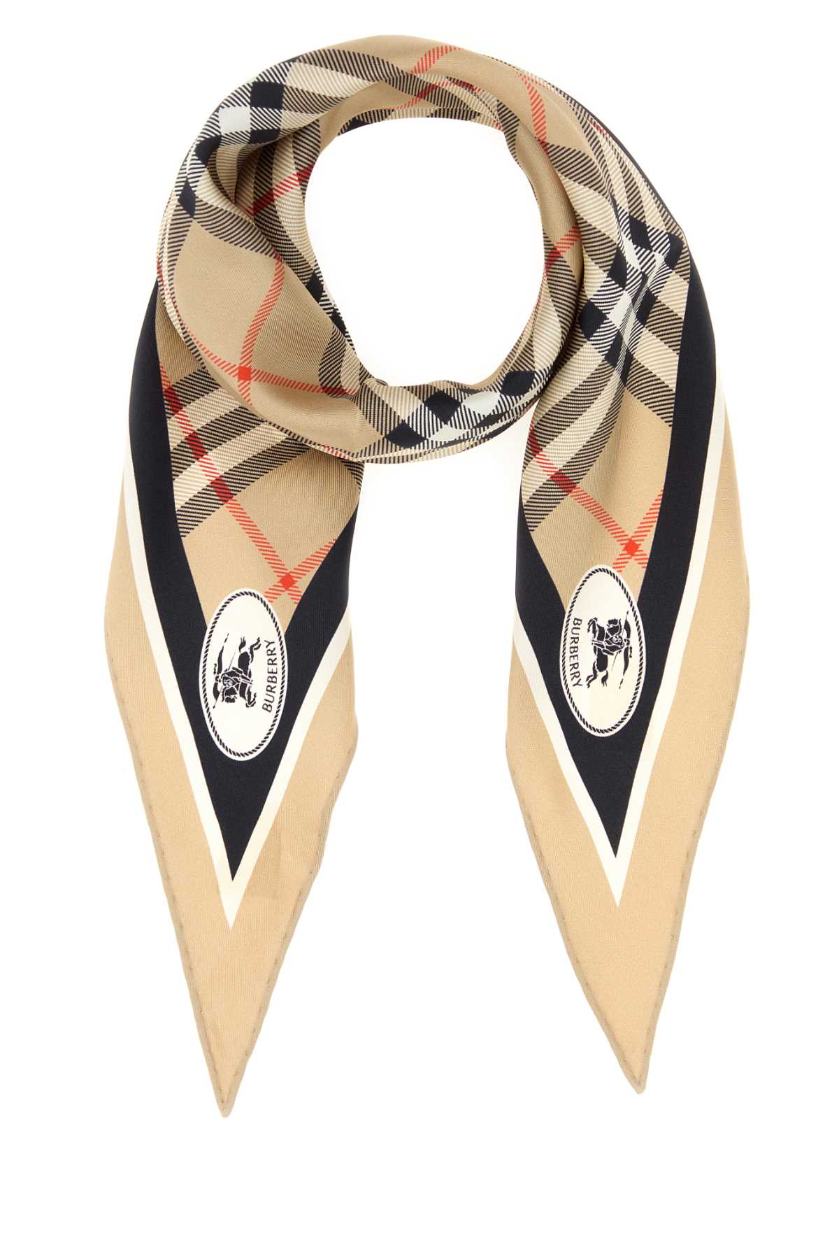Burberry Unisex Printed Silk Foulard BURBERRY