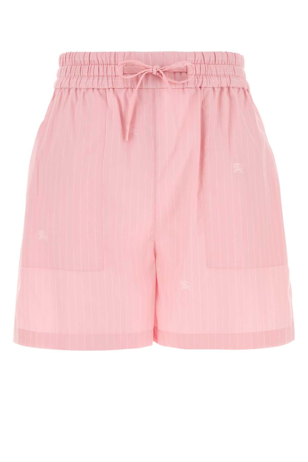 Burberry Women Embroidered Poplin Shorts BURBERRY