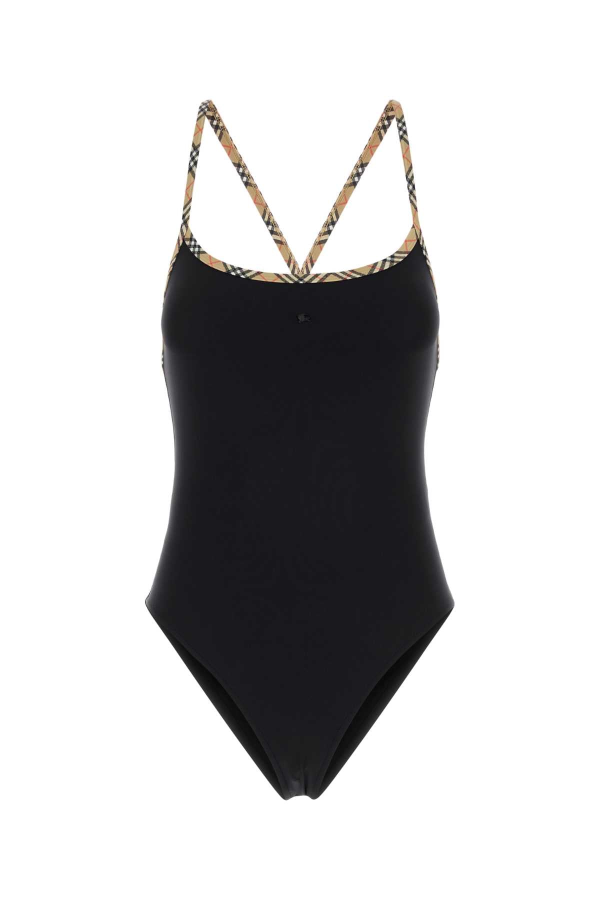Burberry Women Black Stretch Nylon Swimsuit BURBERRY