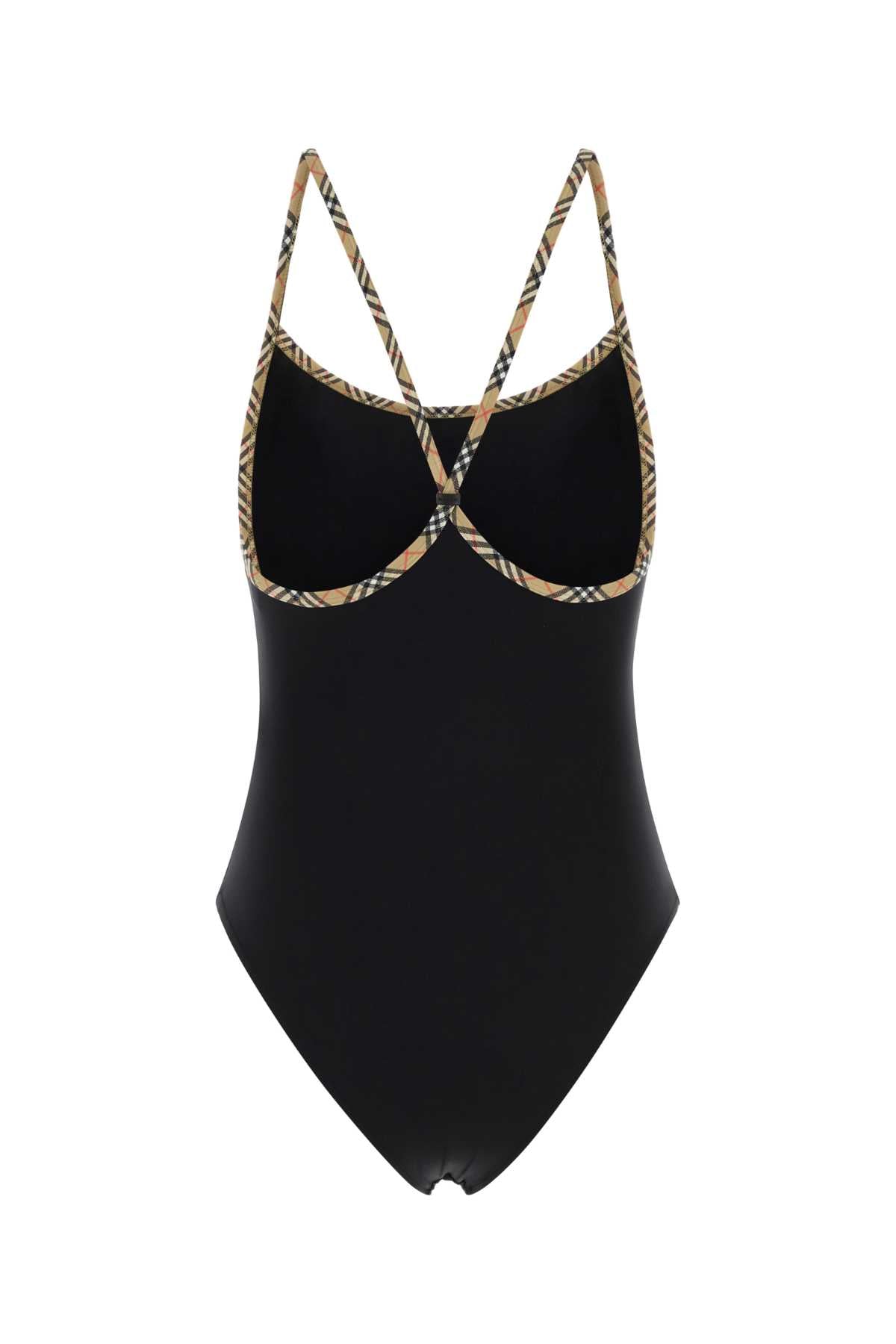 Burberry Women Black Stretch Nylon Swimsuit BURBERRY