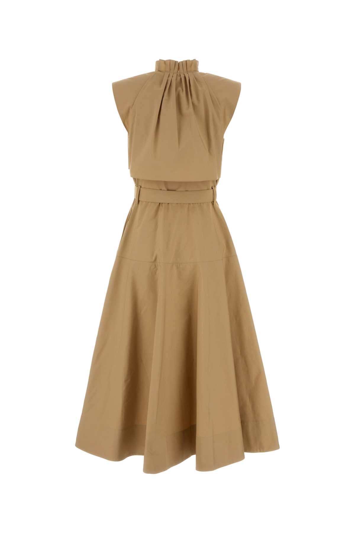 Burberry Women Beige Poplin Dress BURBERRY