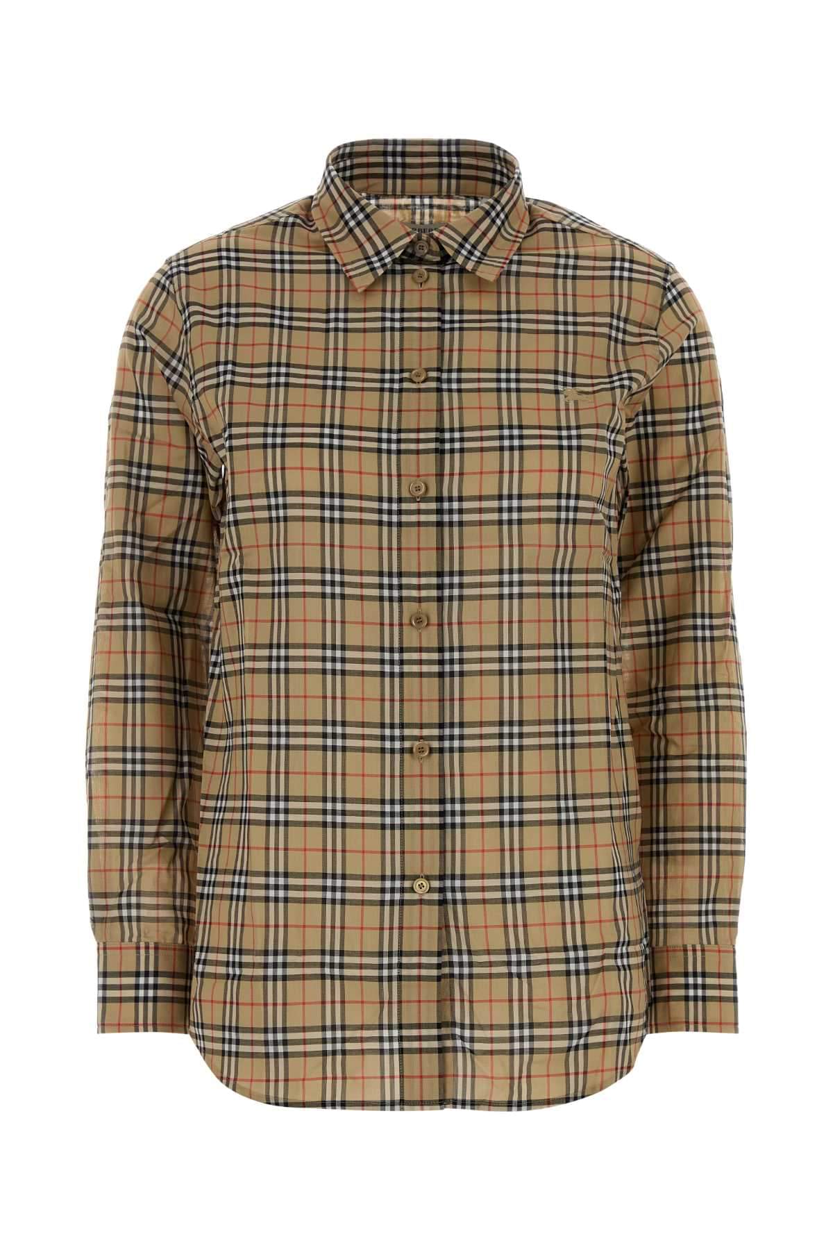 Burberry Women Embroidered Cotton Shirt BURBERRY