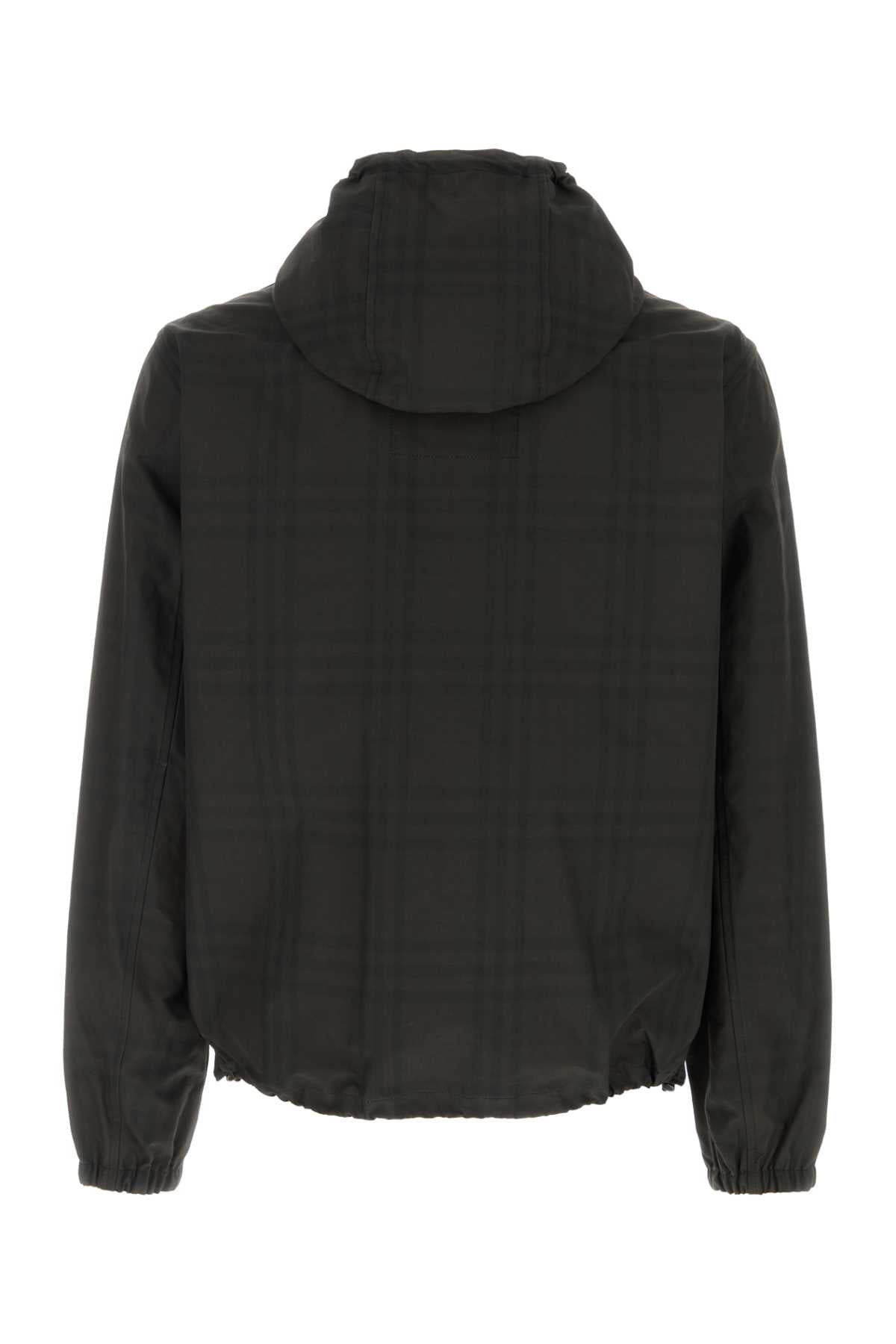 Burberry Men Printed Cotton Newport Jacket BURBERRY