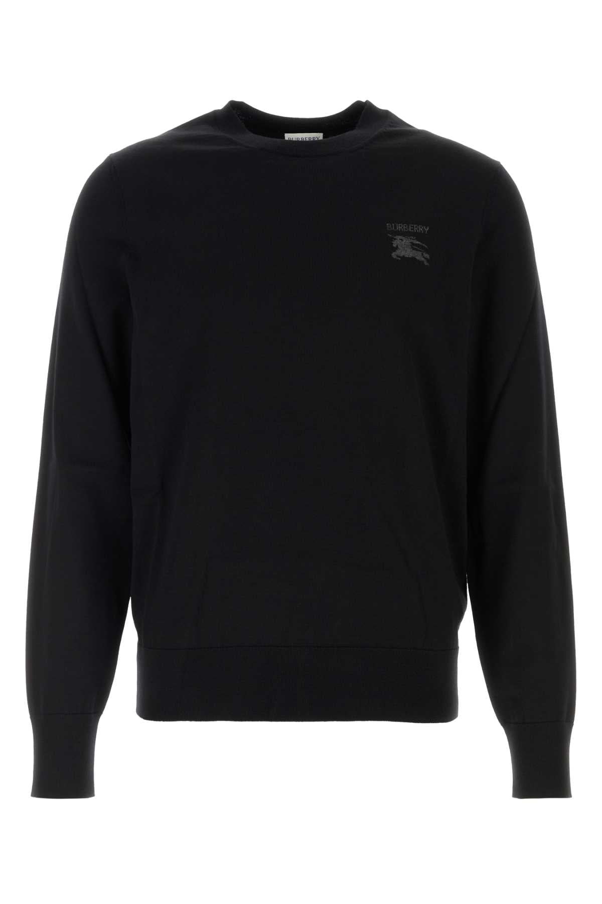 Burberry Men Black Wool Sweater BURBERRY