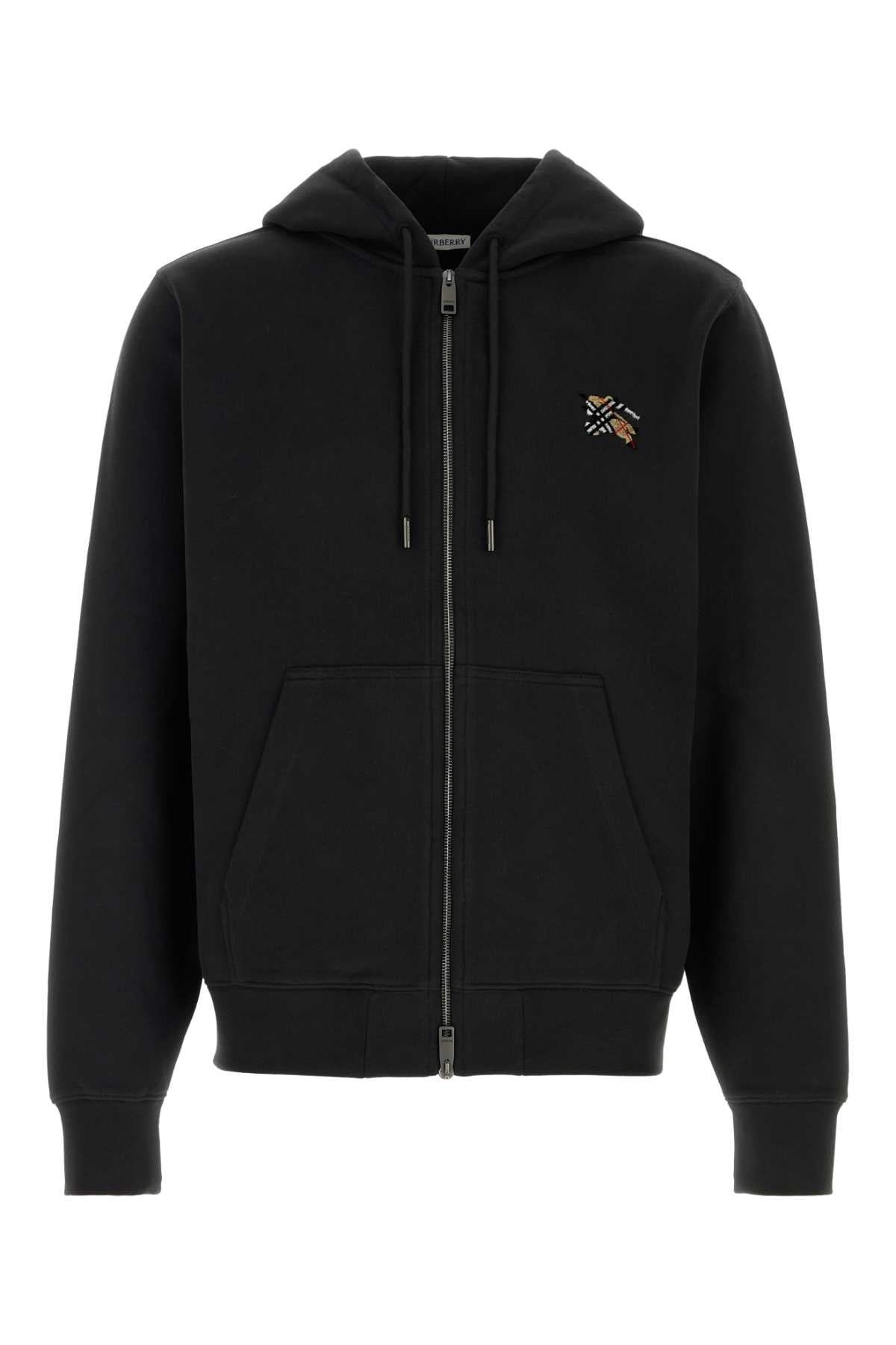 Burberry Men Black Cotton Sweatshirt BURBERRY