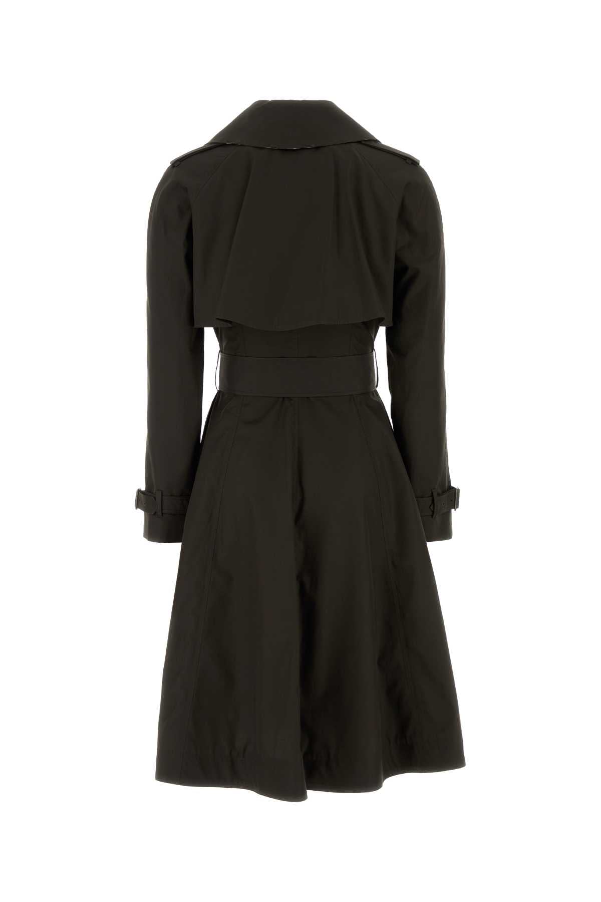 Burberry Women Brown Cotton Trench Coat BURBERRY