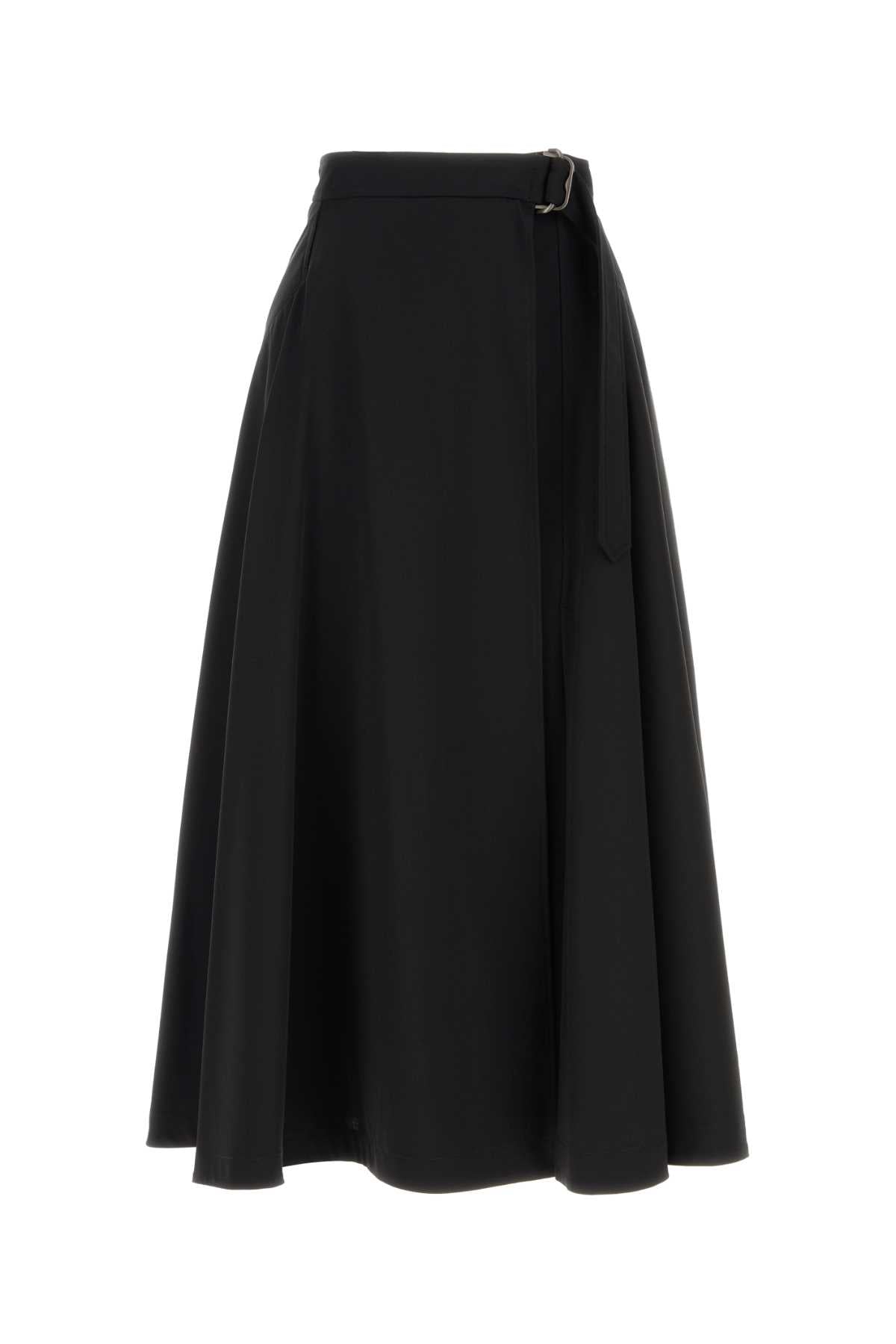 Burberry Women Black Twill Skirt BURBERRY