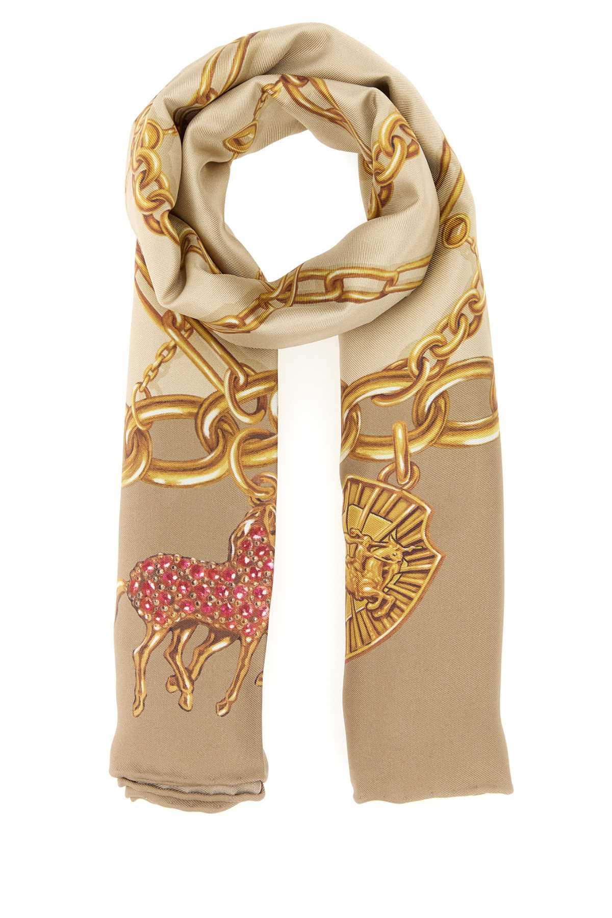 Burberry Unisex Printed Silk Foulard