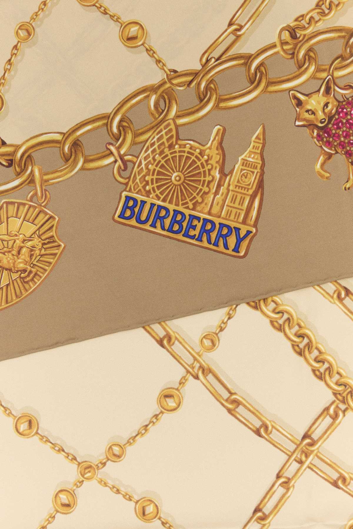 Burberry Unisex Printed Silk Foulard