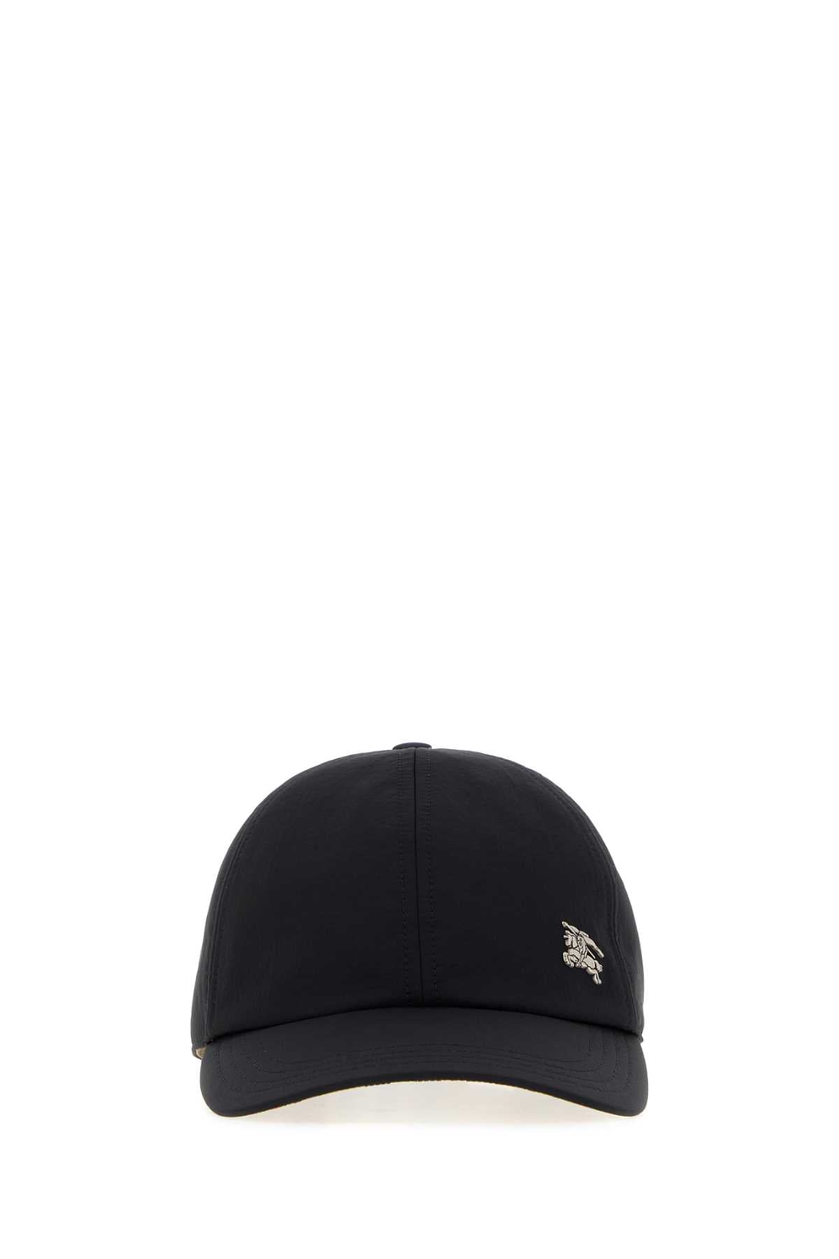 Burberry Unisex Black Nylon Baseball Cap BURBERRY