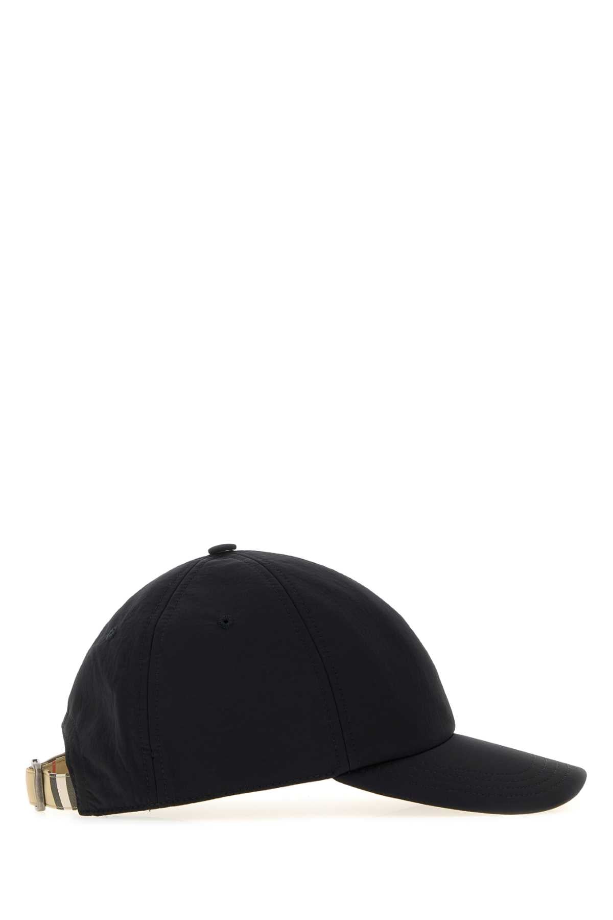 Burberry Unisex Black Nylon Baseball Cap BURBERRY