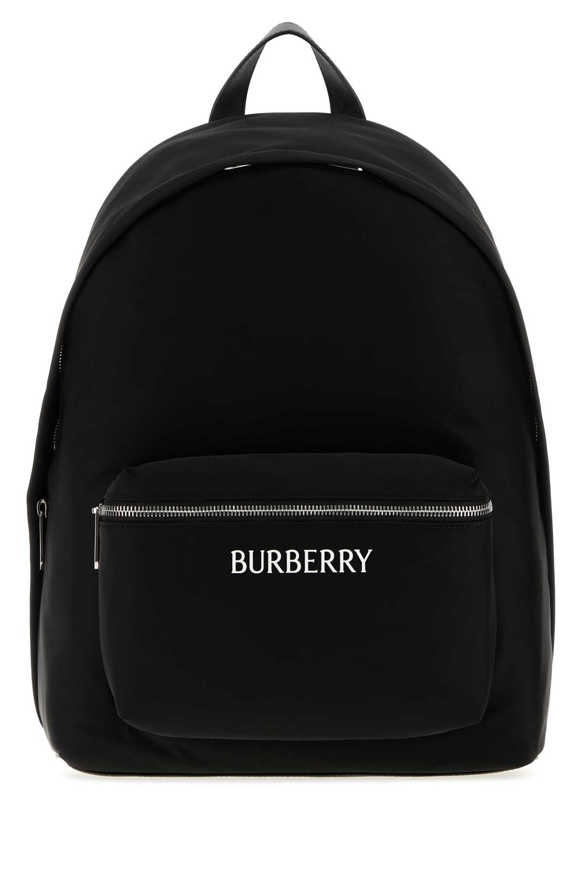 Burberry Men Black Canvas Backpack BURBERRY