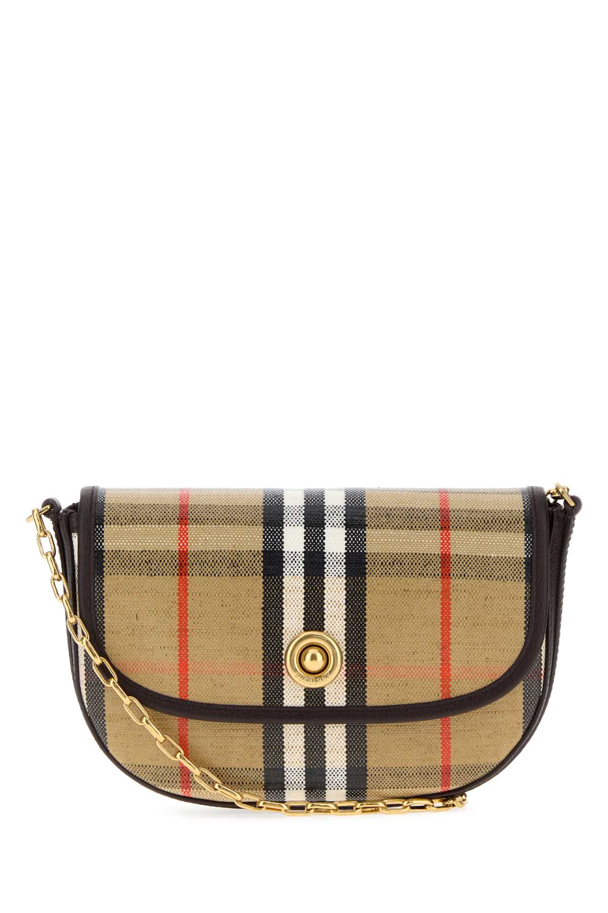Burberry Women Printed Canvas Small Highlands Crossbody Bag BURBERRY
