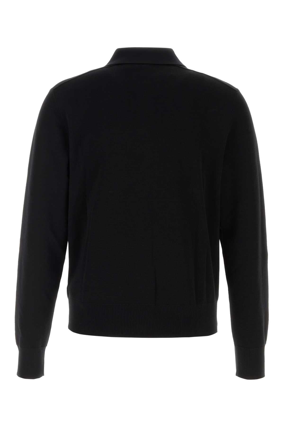 Burberry Men Black Wool Cardigan BURBERRY