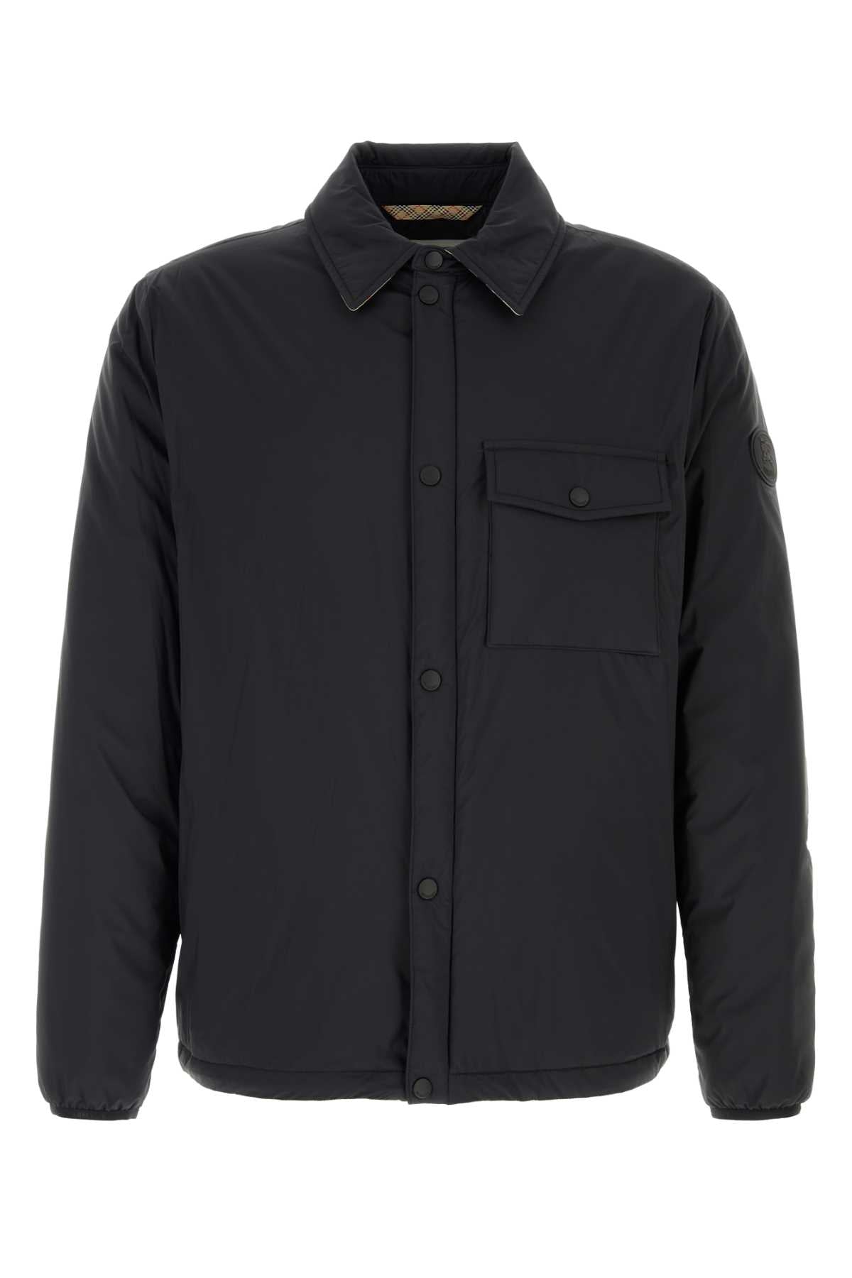 Burberry Men Black Nylon Padded Jacket BURBERRY
