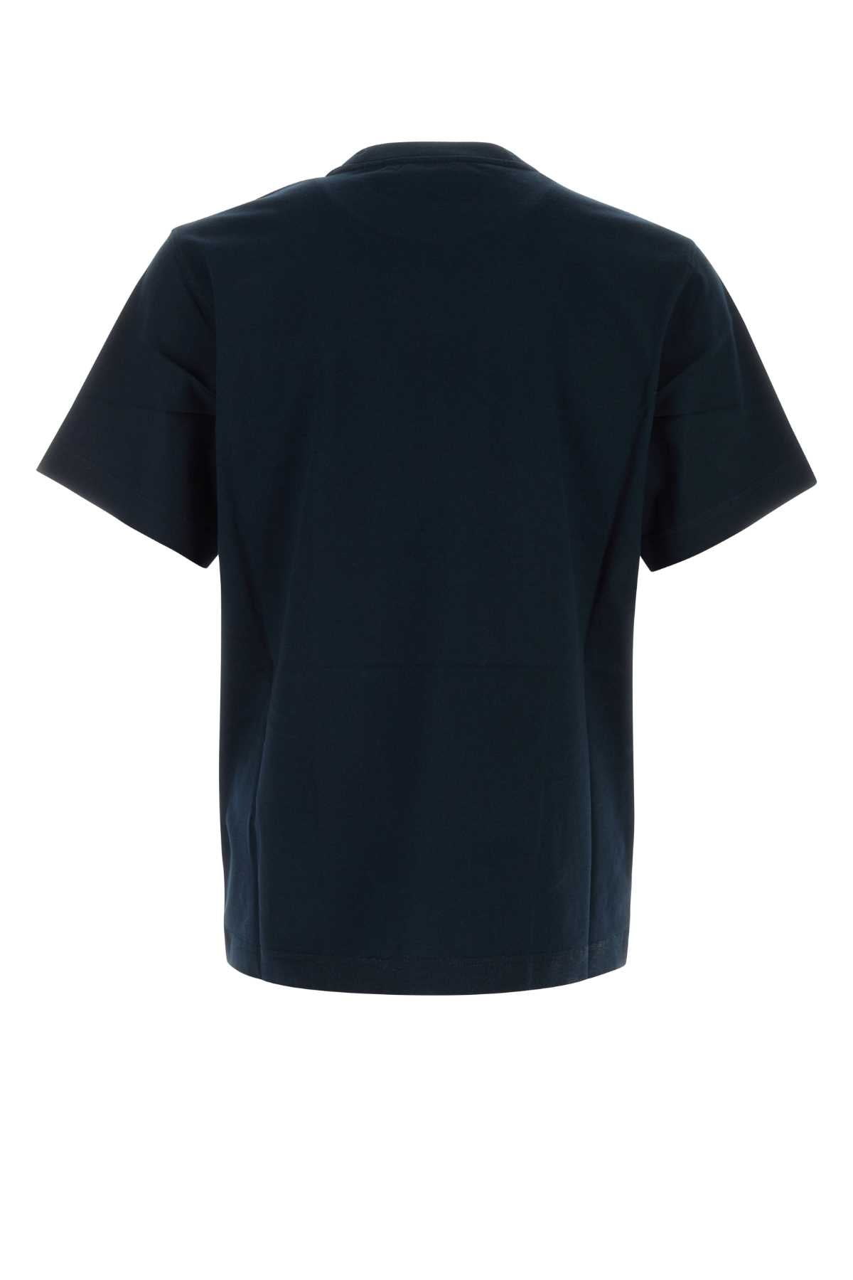 Burberry Men Midnight Blue Cotton T-Shirt BURBERRY