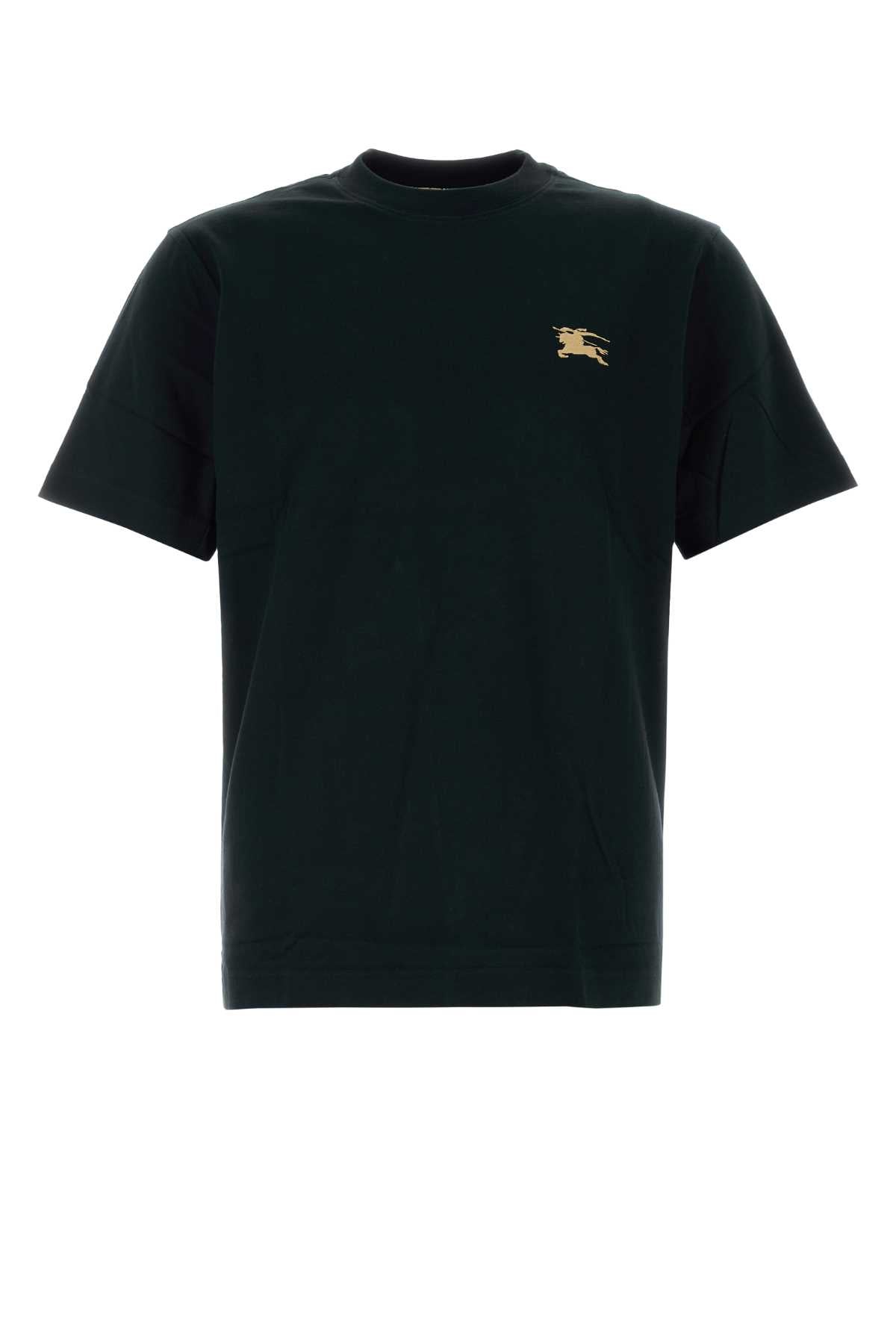 Burberry Men Black Cotton T-Shirt BURBERRY