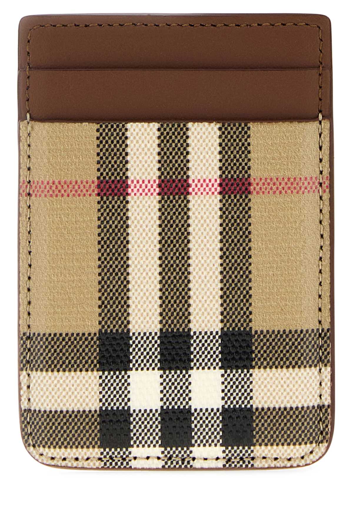 Burberry Men Printed Canvas Card Holder BURBERRY