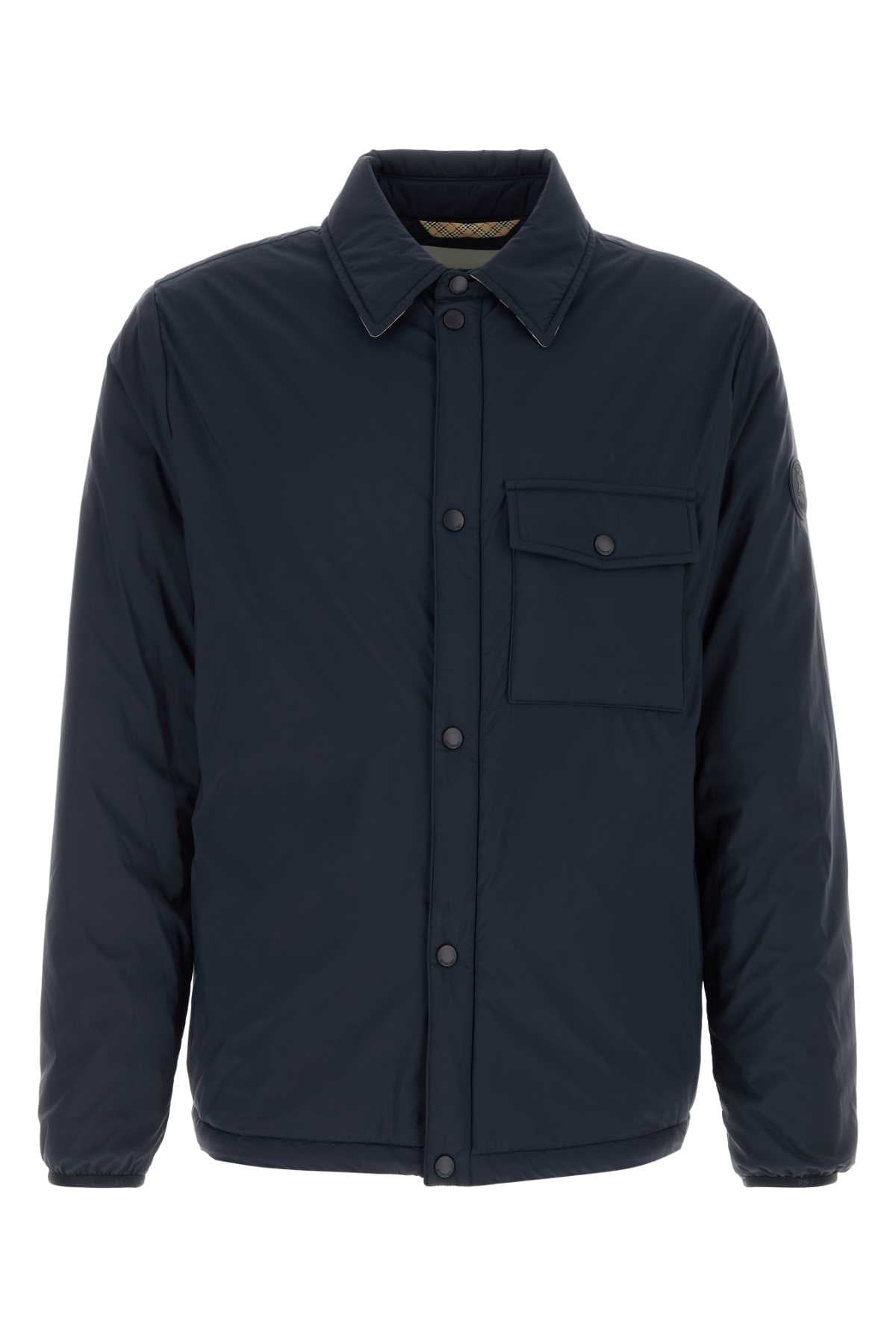 Burberry Men Navy Blue Nylon Dalewood Jacket BURBERRY