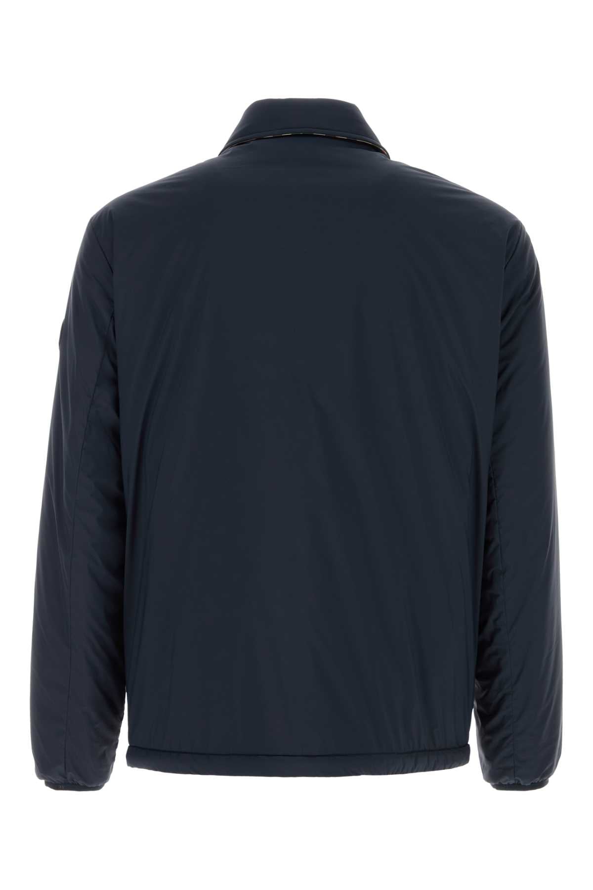 Burberry Men Navy Blue Nylon Dalewood Jacket BURBERRY