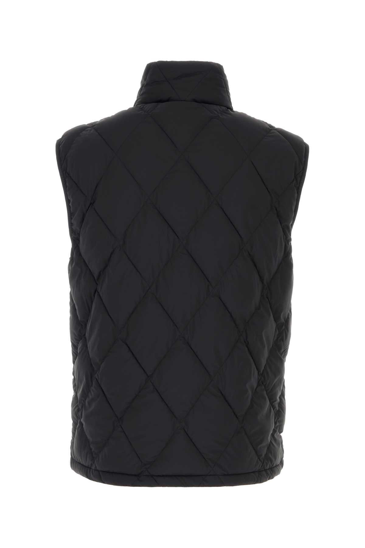 Burberry Men Black Nylon Acresford Sleeveless Jacket BURBERRY